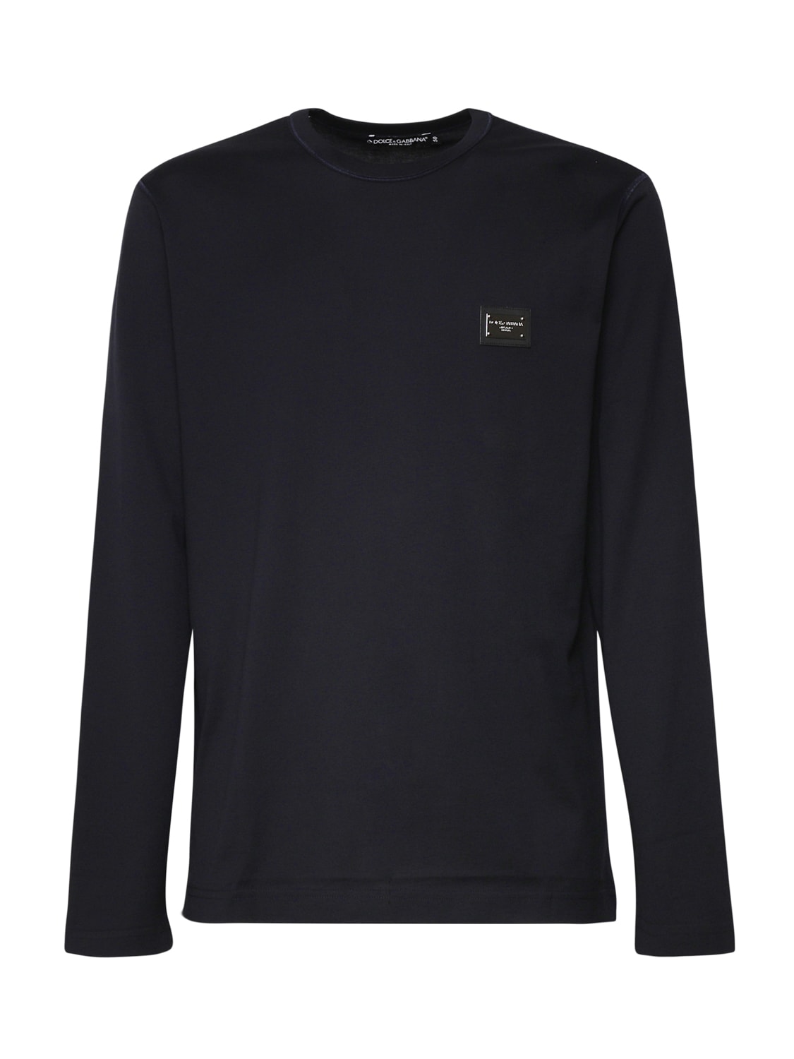 Shop Dolce & Gabbana Long-sleeved Shirt In Blue