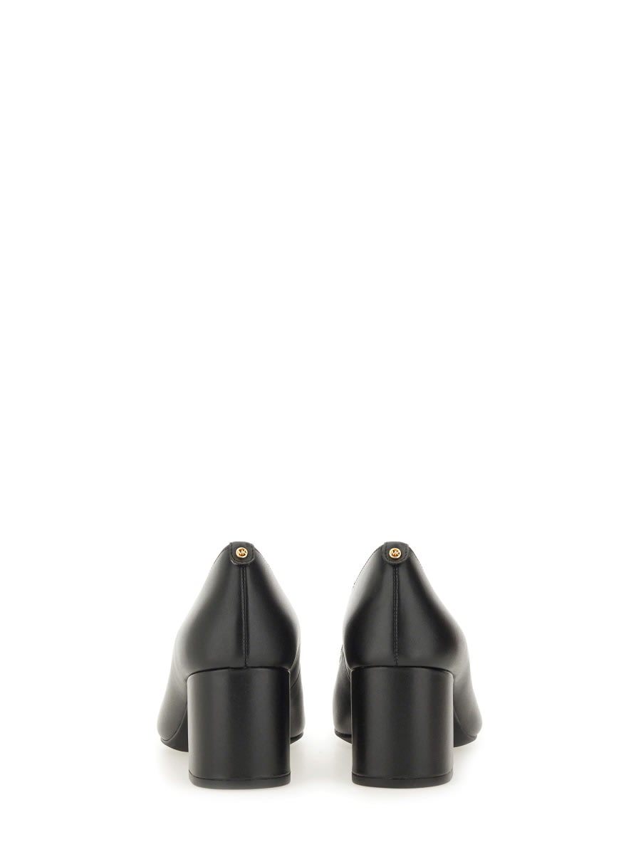 Michael Kors Perla Flex Decollete In Black Leather In Black