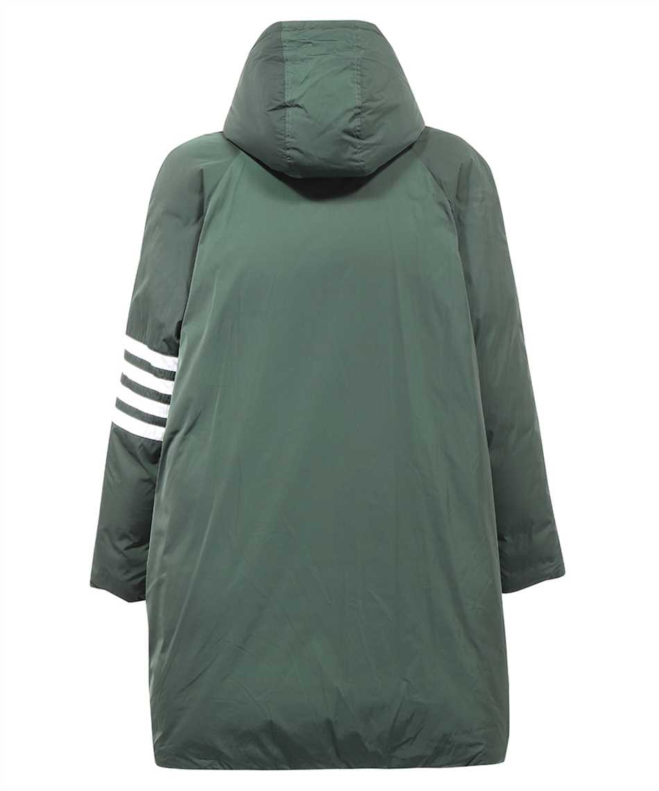 Shop Thom Browne Technical Fabric Parka In Green