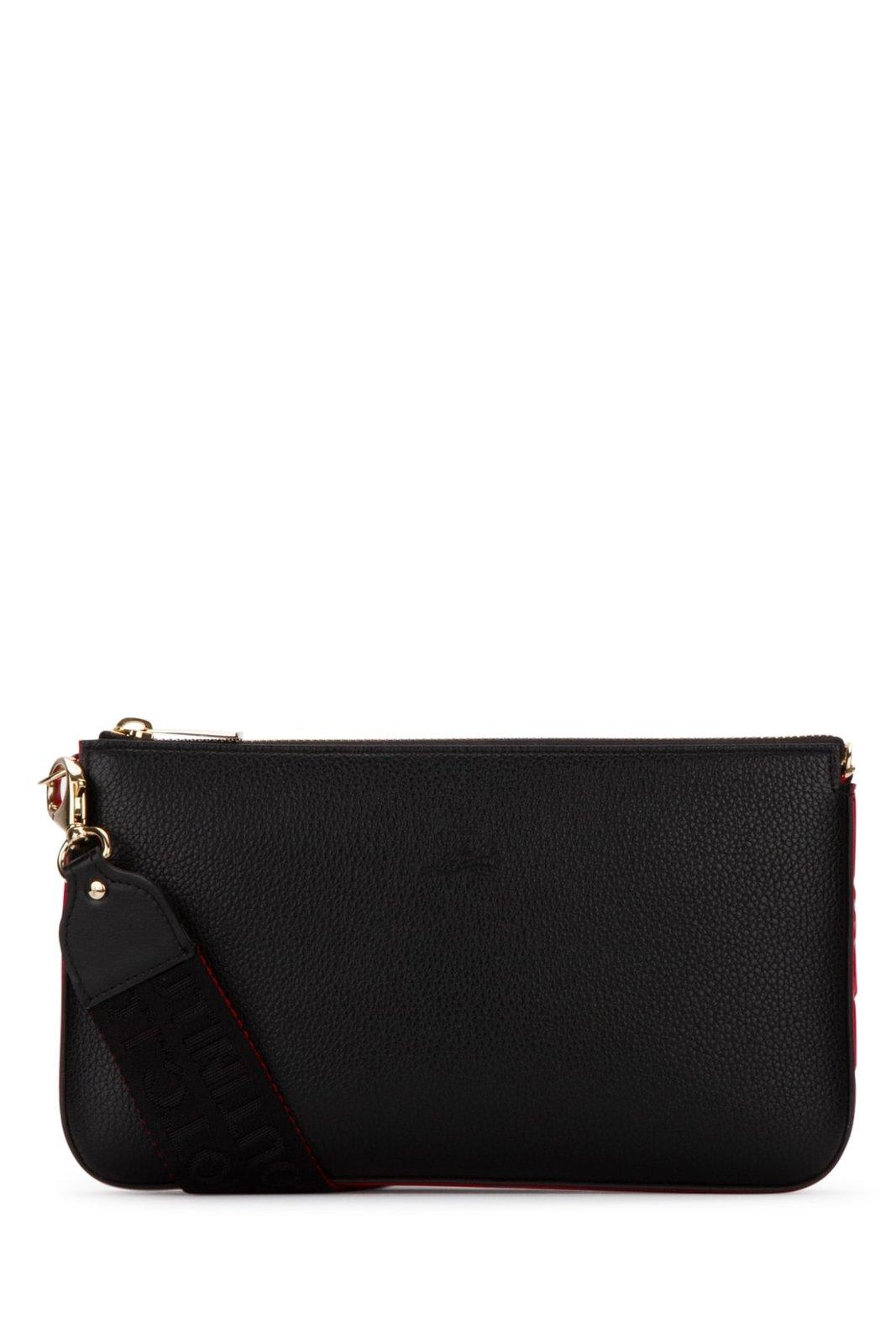 Christian Louboutin Loubila Hybrid Clutch Bag In Black