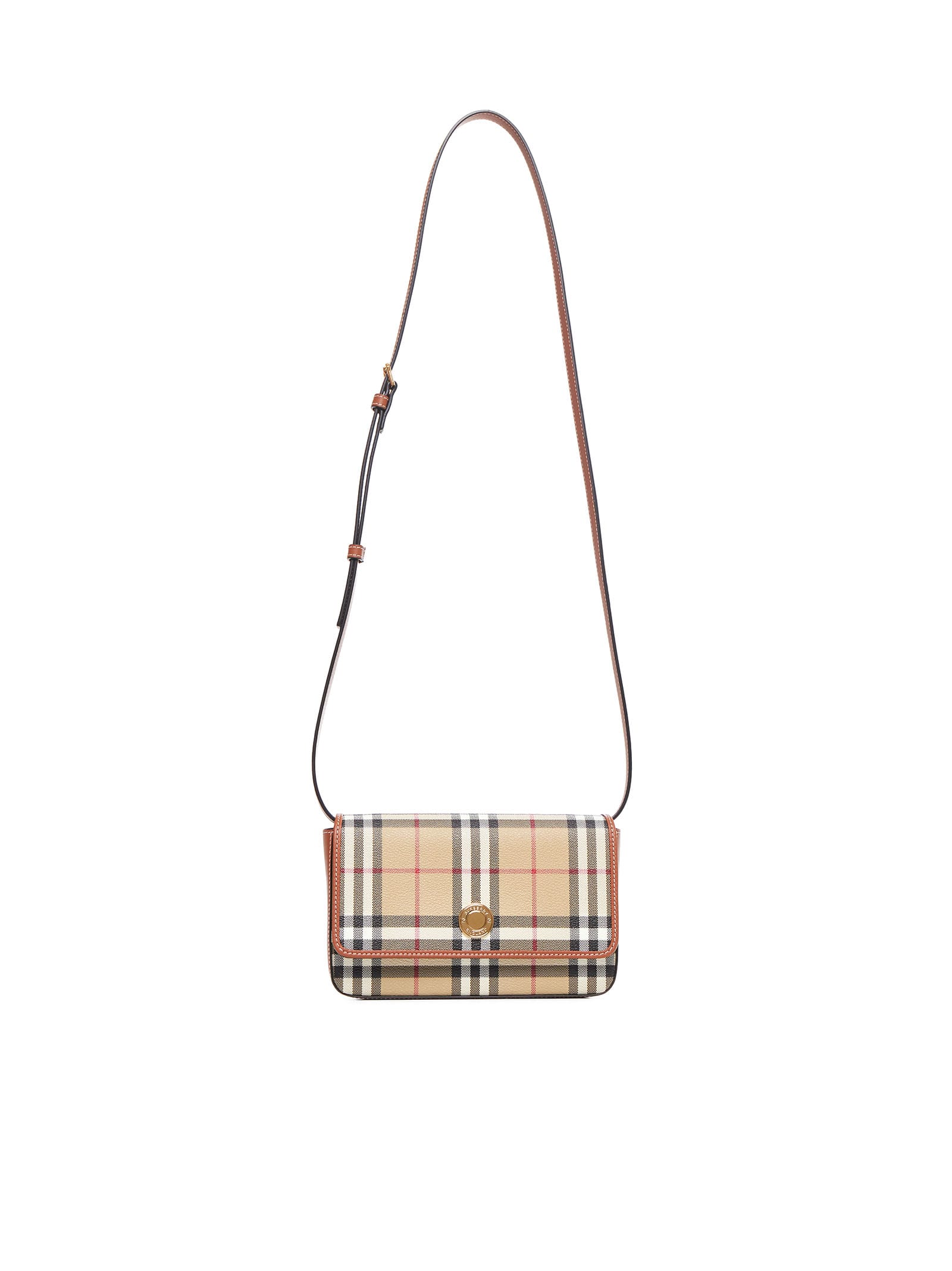 Shop Burberry Tote In Beige