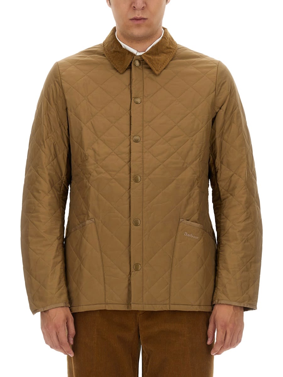 Shop Barbour Heritage Liddesdale Jacket In Beige