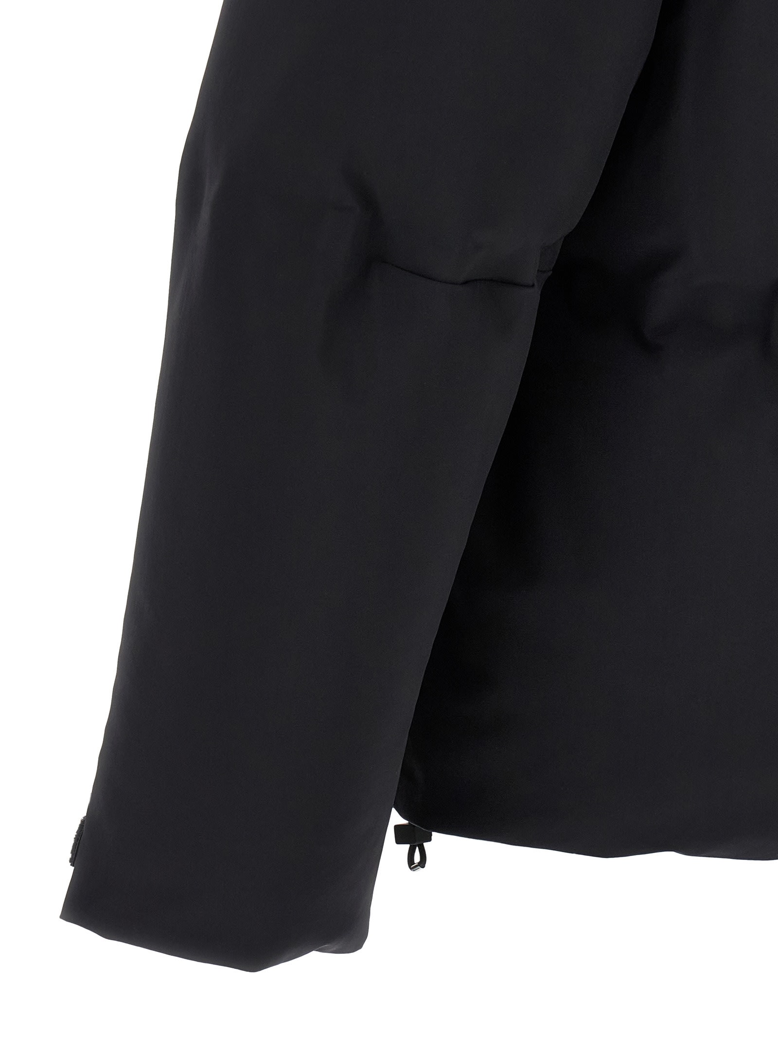 Herno Insulated Jackets With High Collar And Pockets In Black