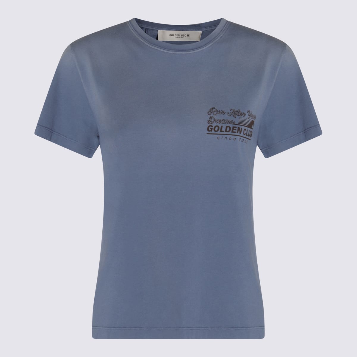 Golden Goose Blue Cotton T-shirt