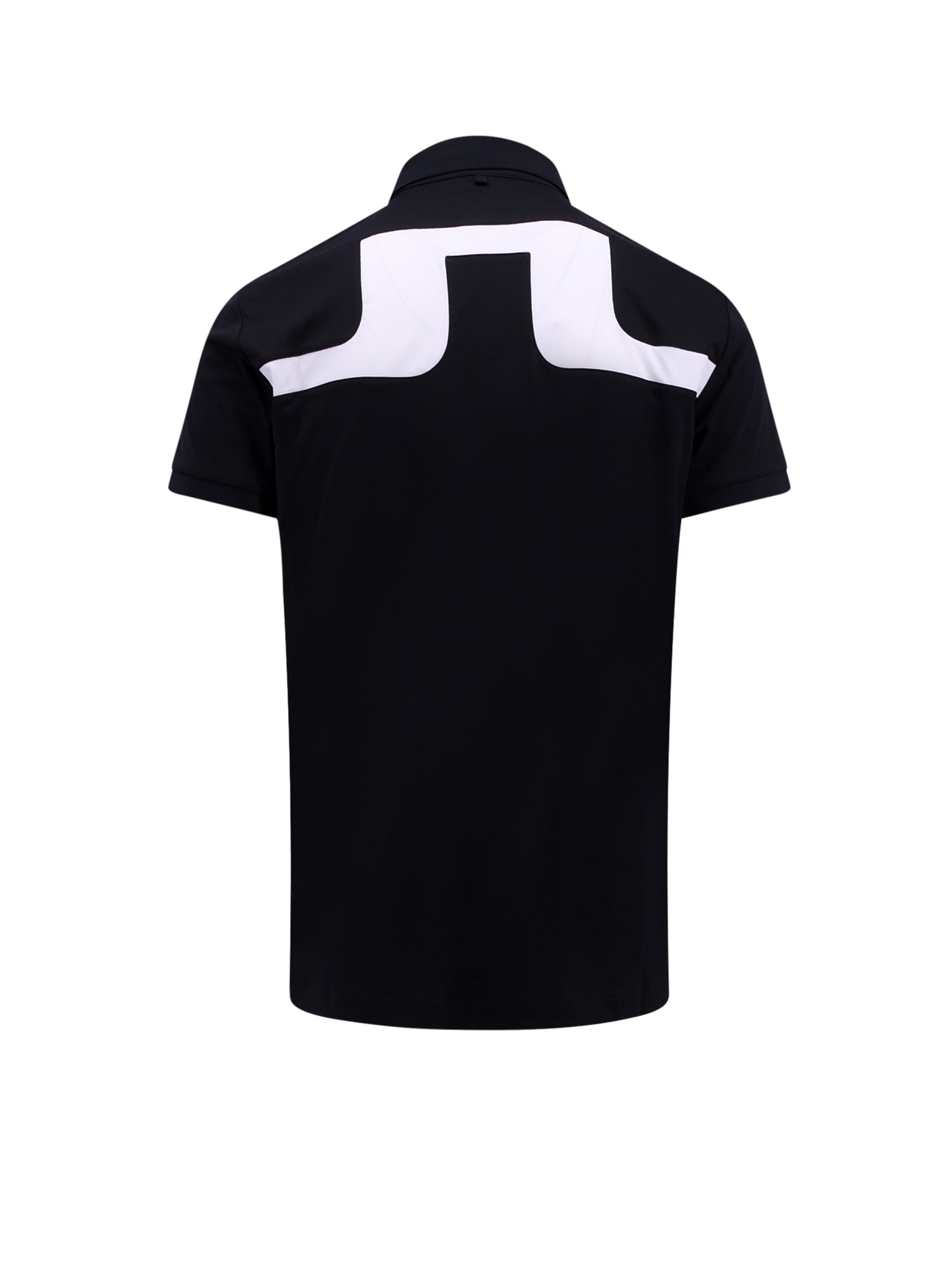 Shop J. Lindeberg Jeff Polo Shirt In Black