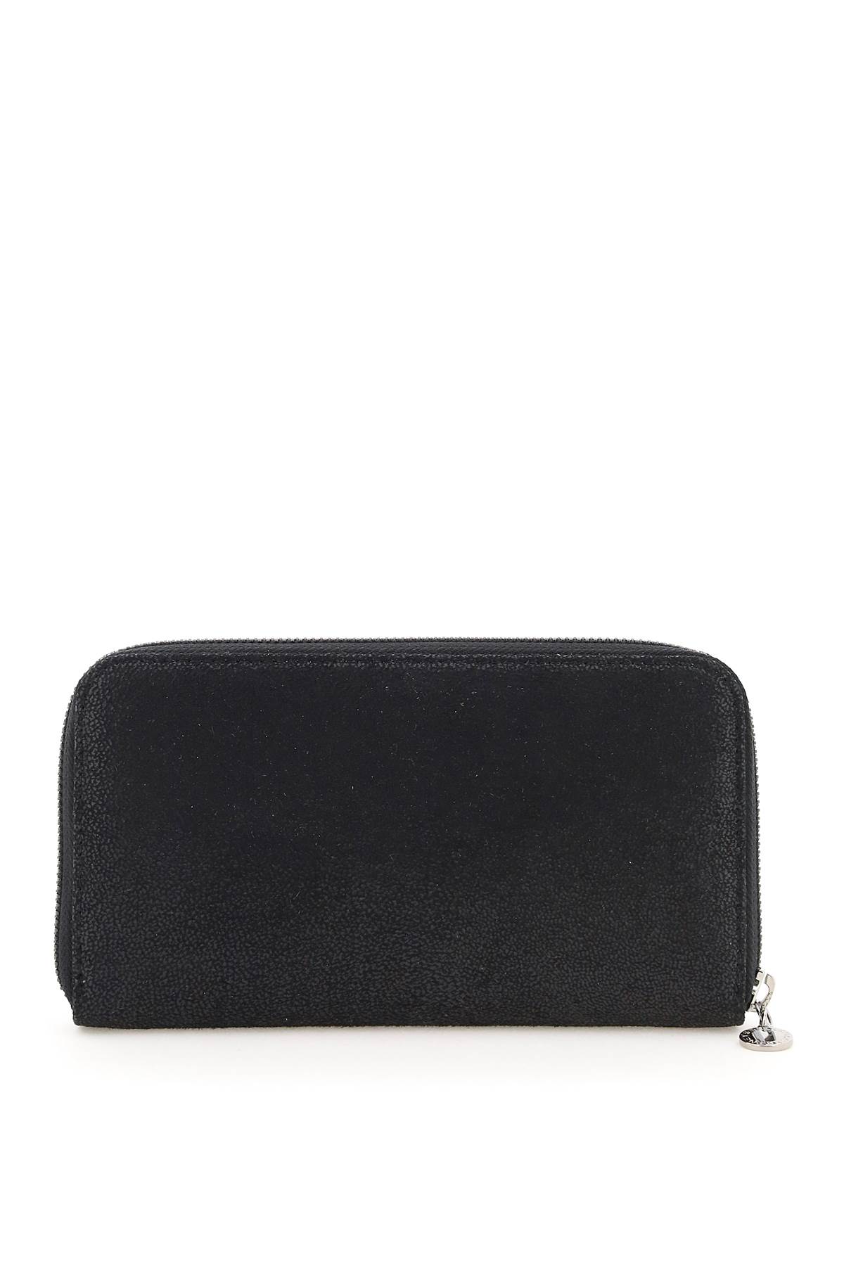 Shop Stella Mccartney Falabella Zip-around Wallet In Black (black)