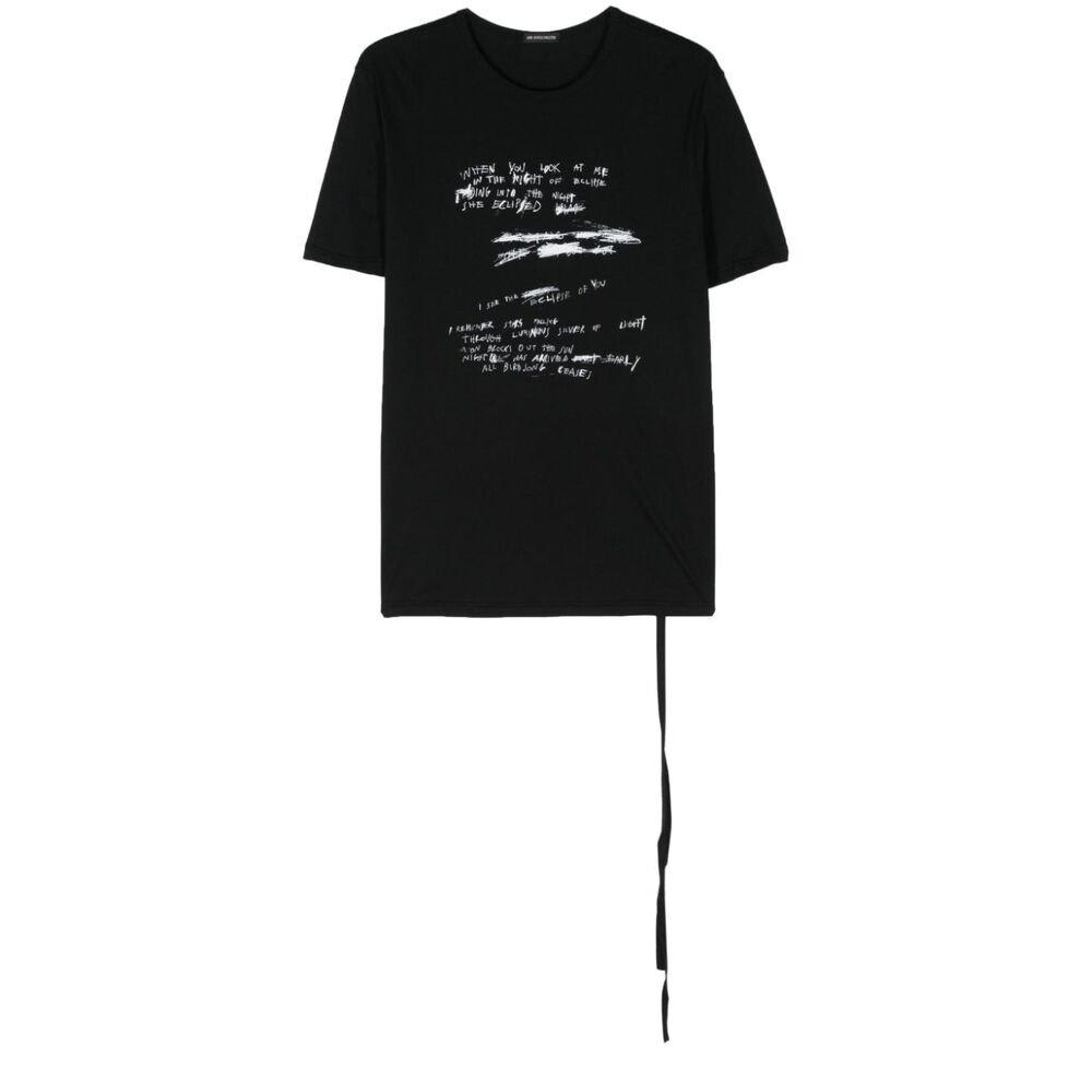 Ann Demeulemeester Crewneck T-shirt In Black