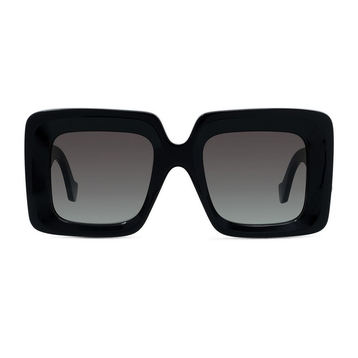 Loewe Anagram Oversized Square Acetate Sunglasses In Black