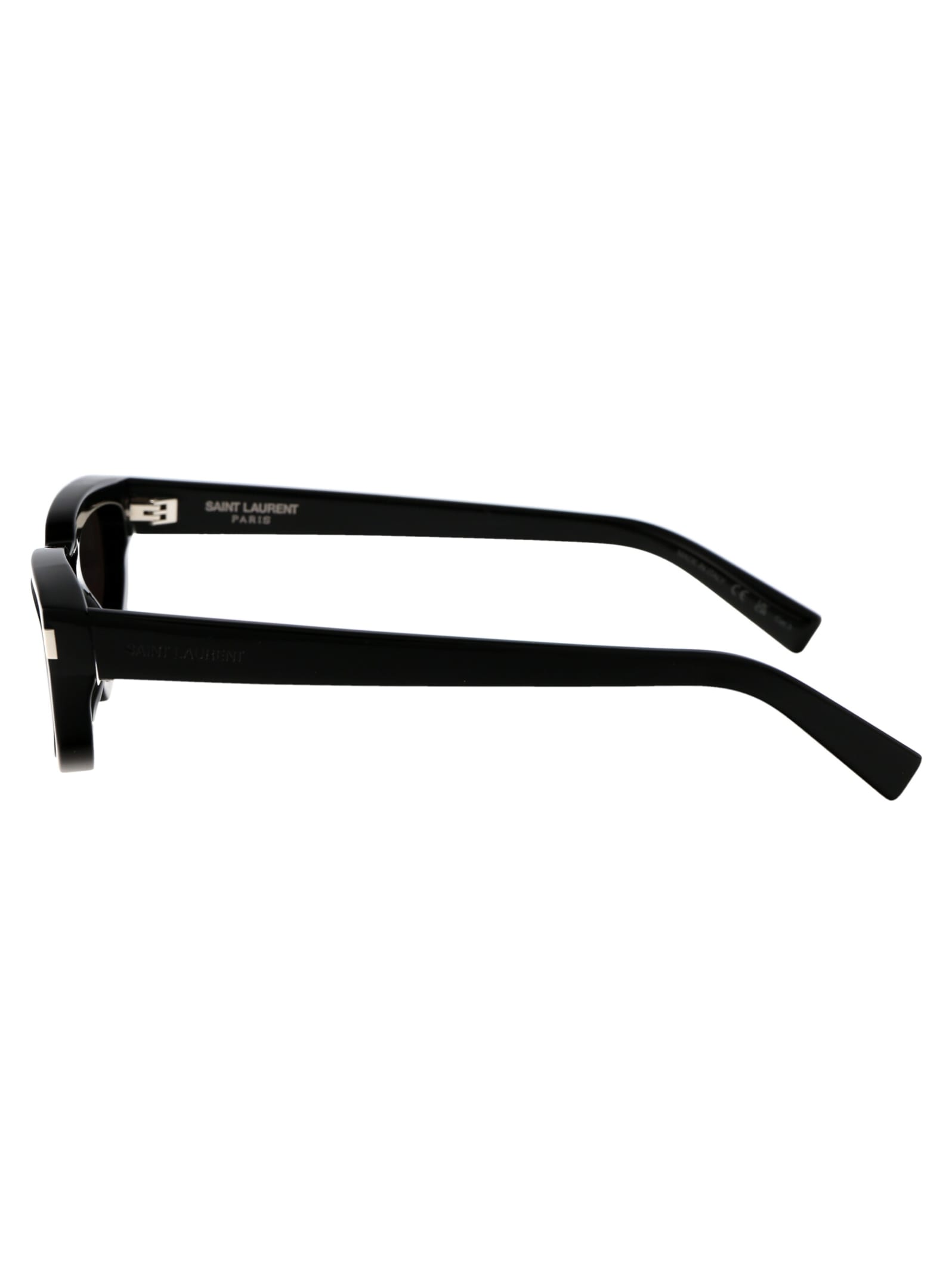 Saint Laurent Cat-eye Frame Sunglasses In Black