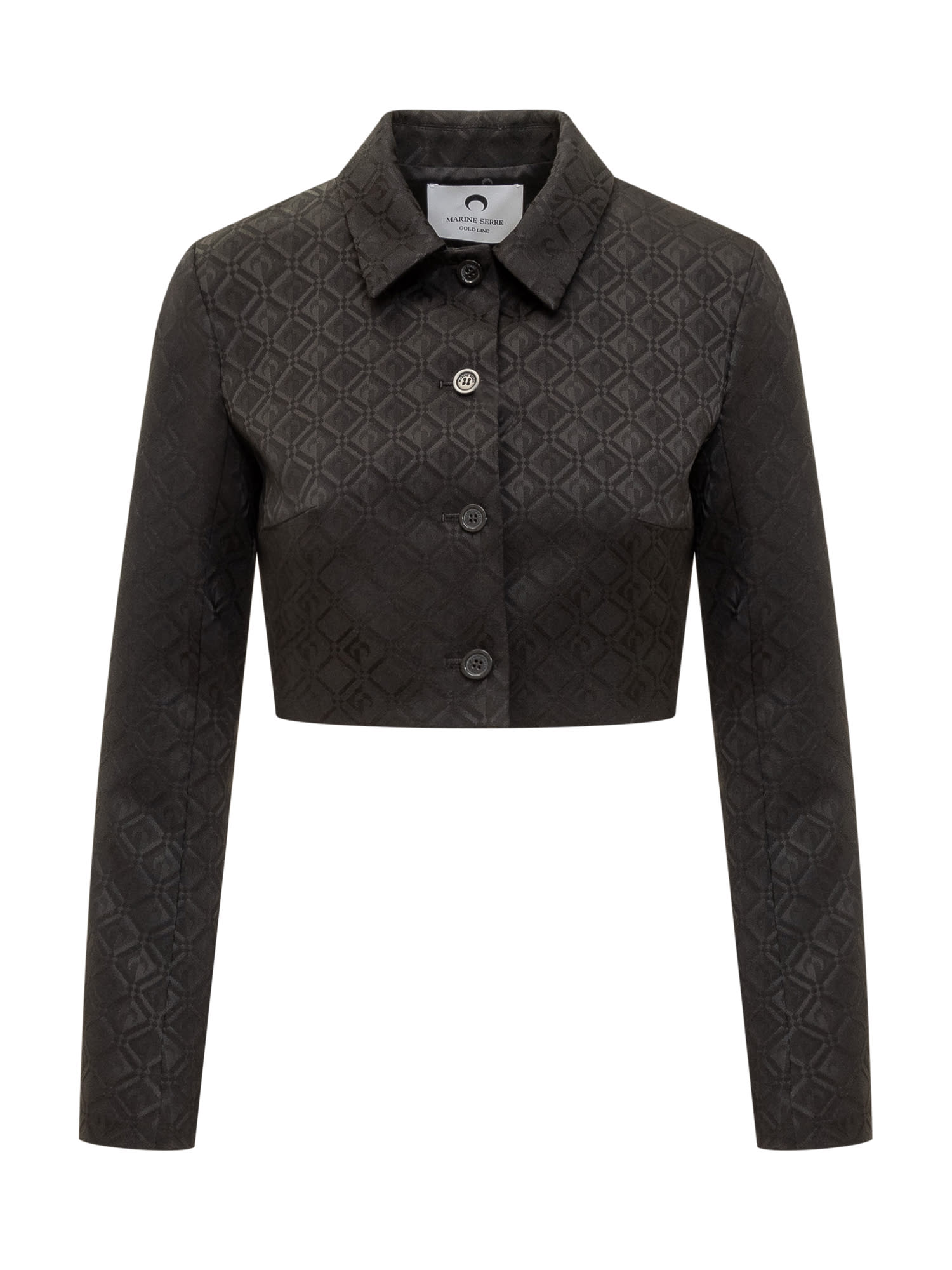 Moon Diamant Jacquard Cropped Jacket