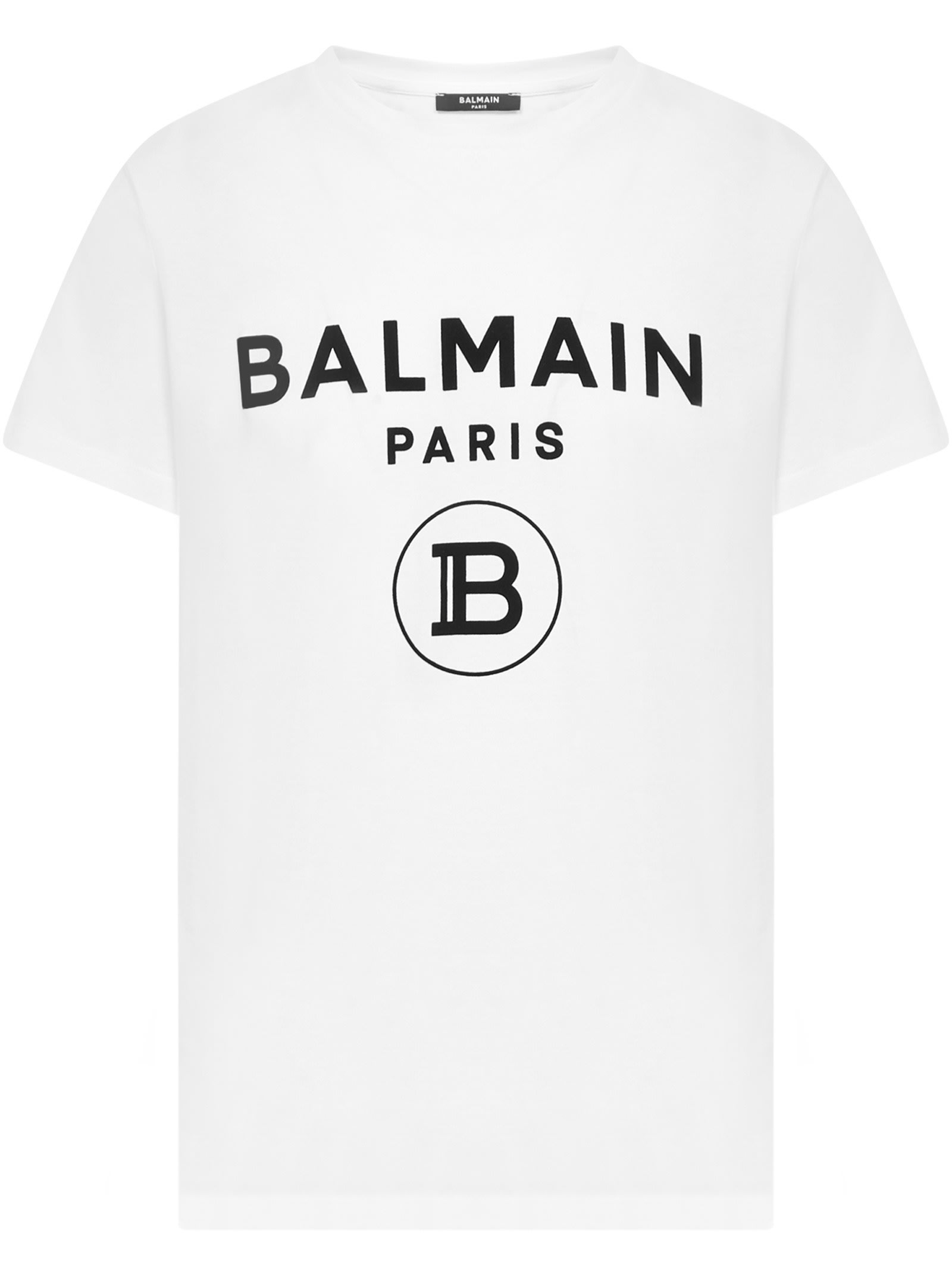 balmain paris white t shirt