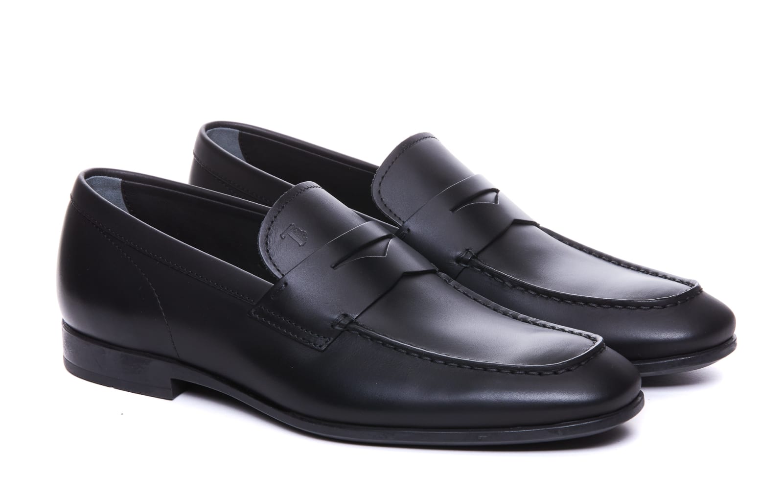 Shop Tod's Loafers In Black