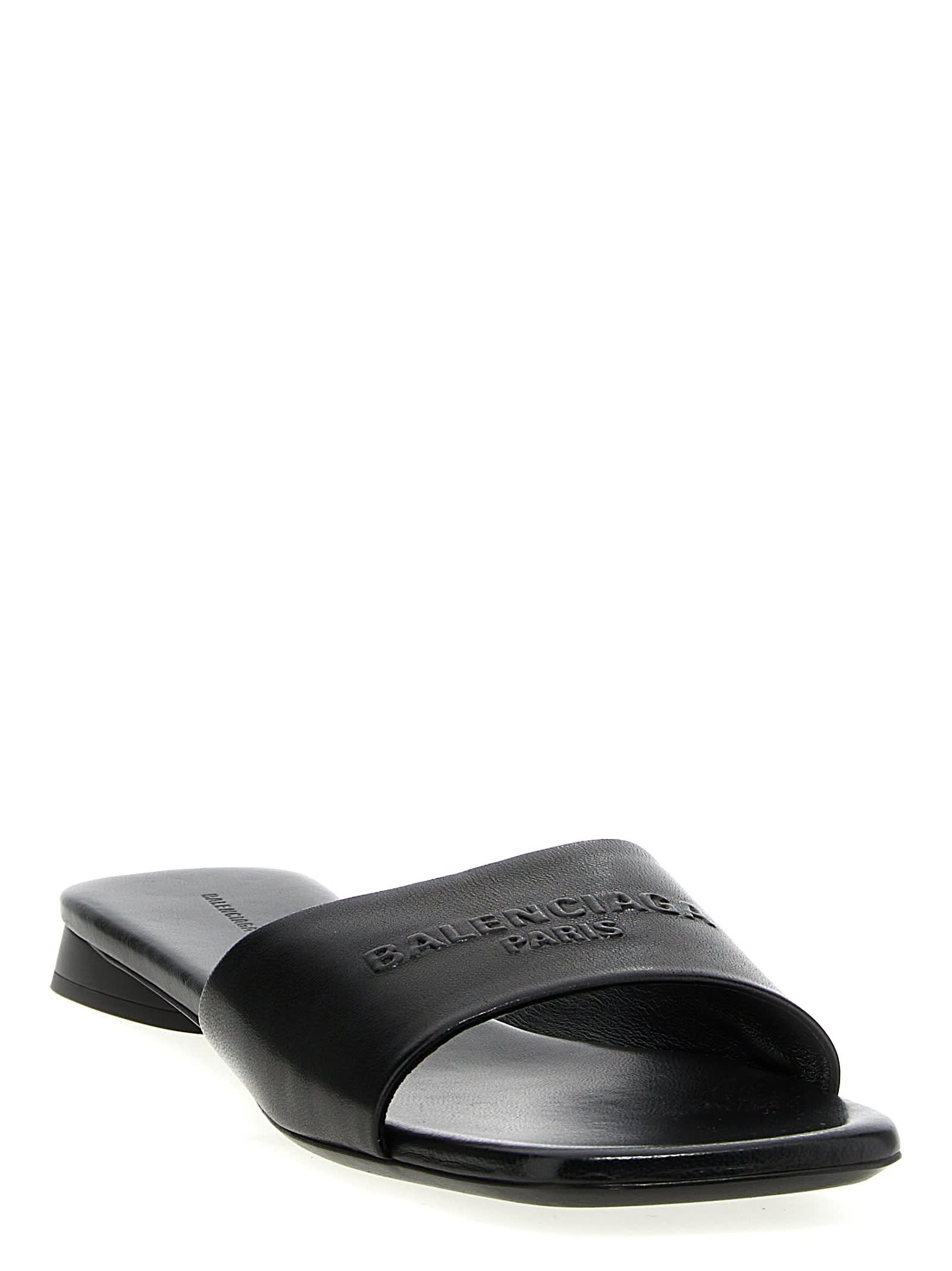 Shop Balenciaga Duty Free Sandals In Black