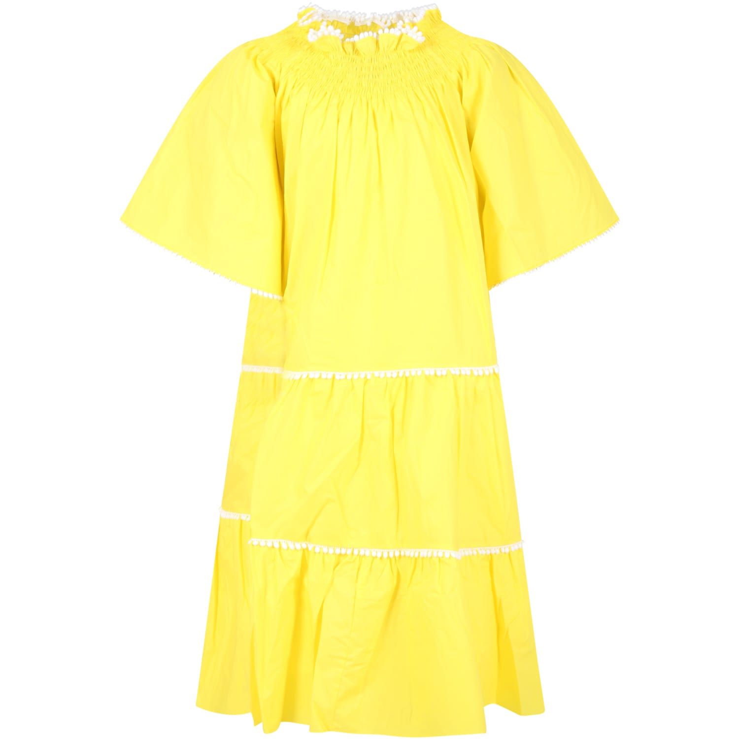 Tia Cibani Yellow Dress For Girl