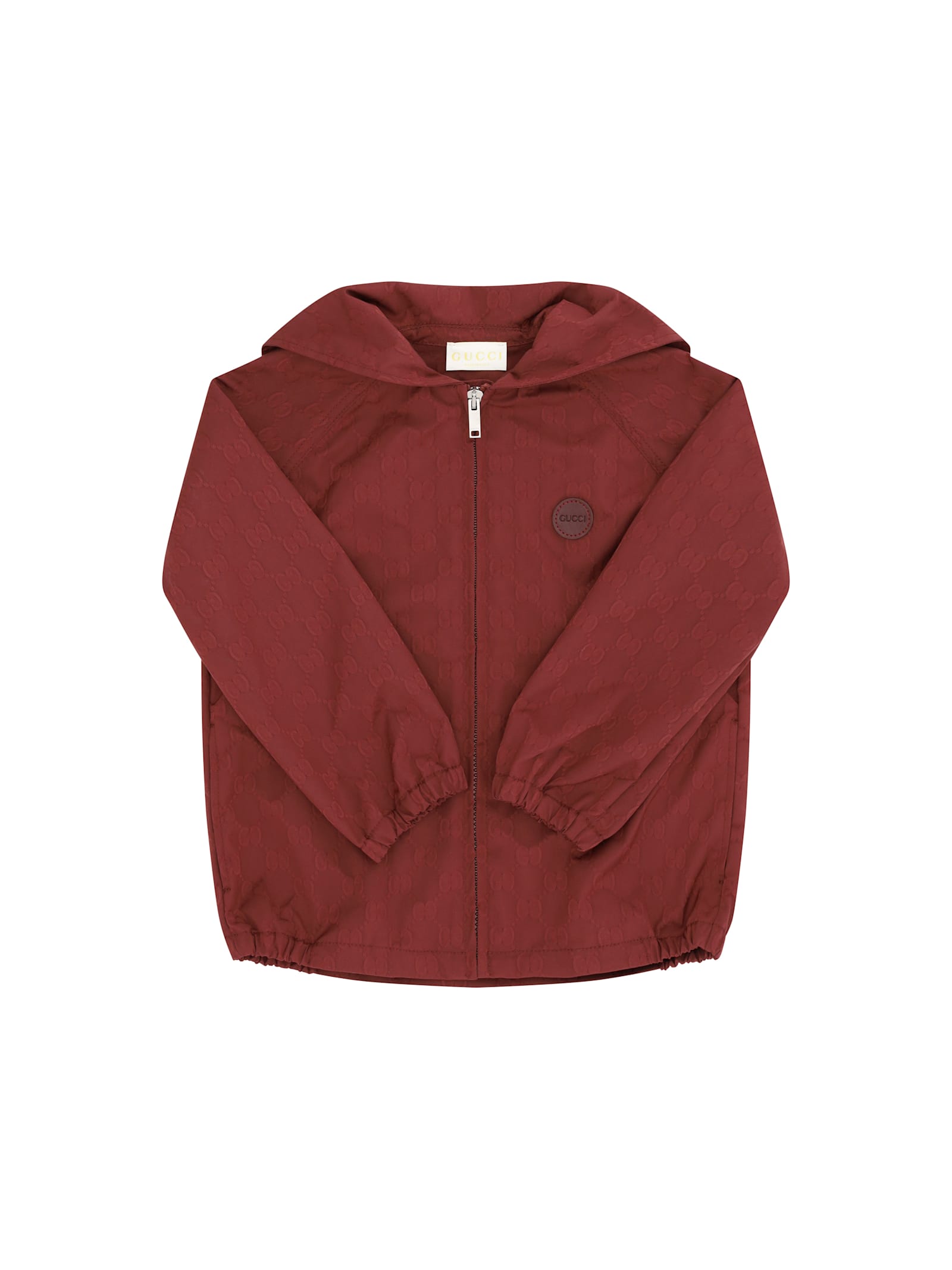 Gucci Jacket For Boy In Rosso Ancora