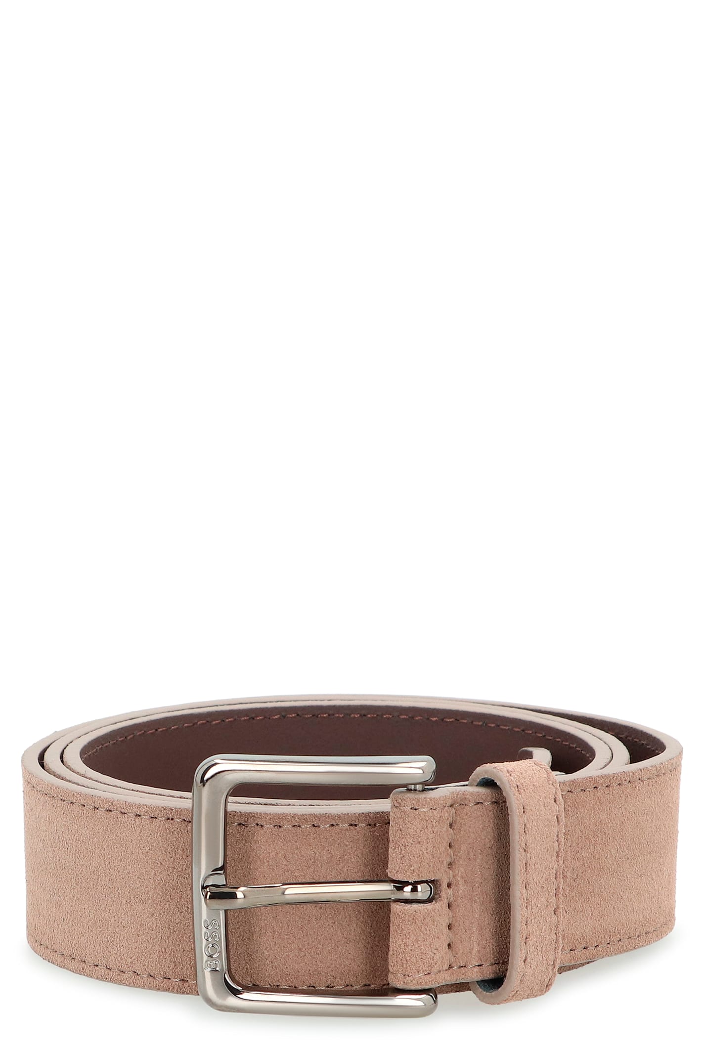 Hugo Boss Boss Faux Leather Belt In Brown