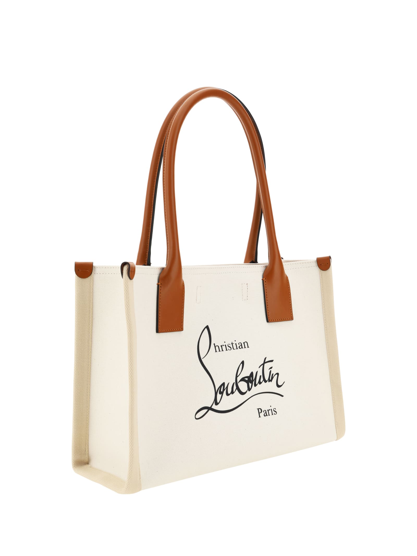 Shop Christian Louboutin Nastroloubi Tote Bag In Natural
