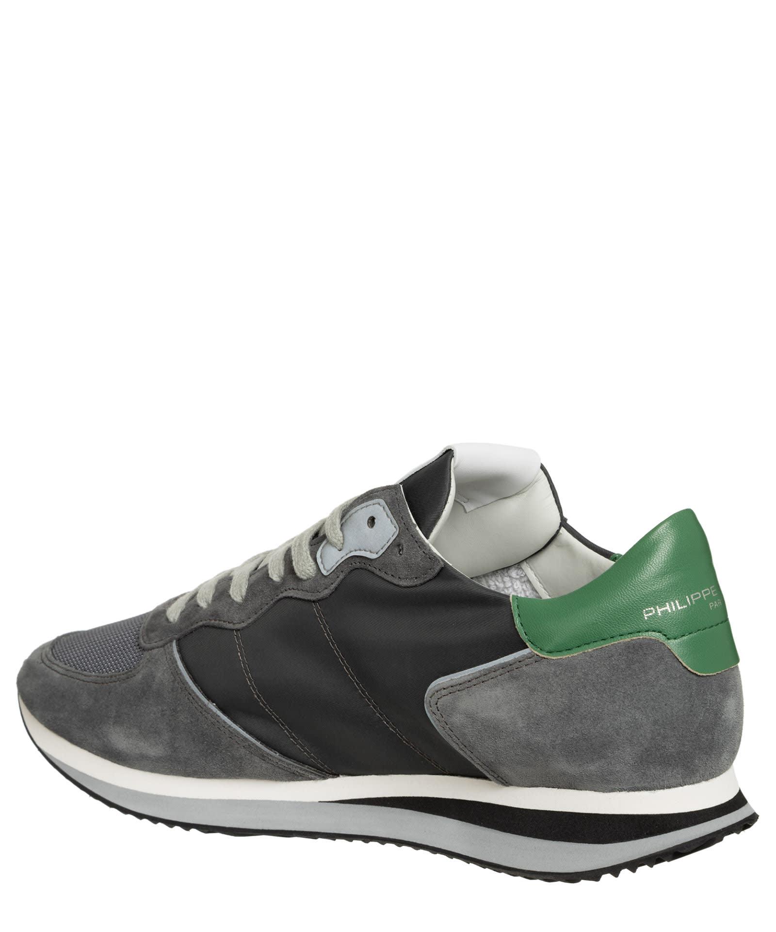 Shop Philippe Model Trpx Leather Sneakers