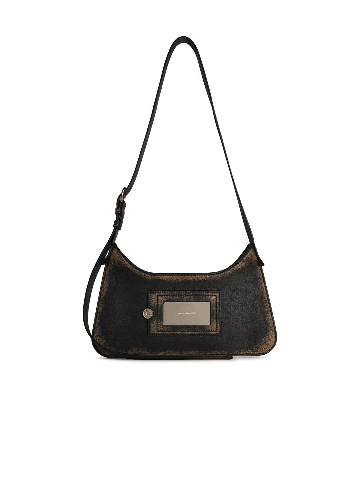 Shop Acne Studios Hobo Brown Leather Bag