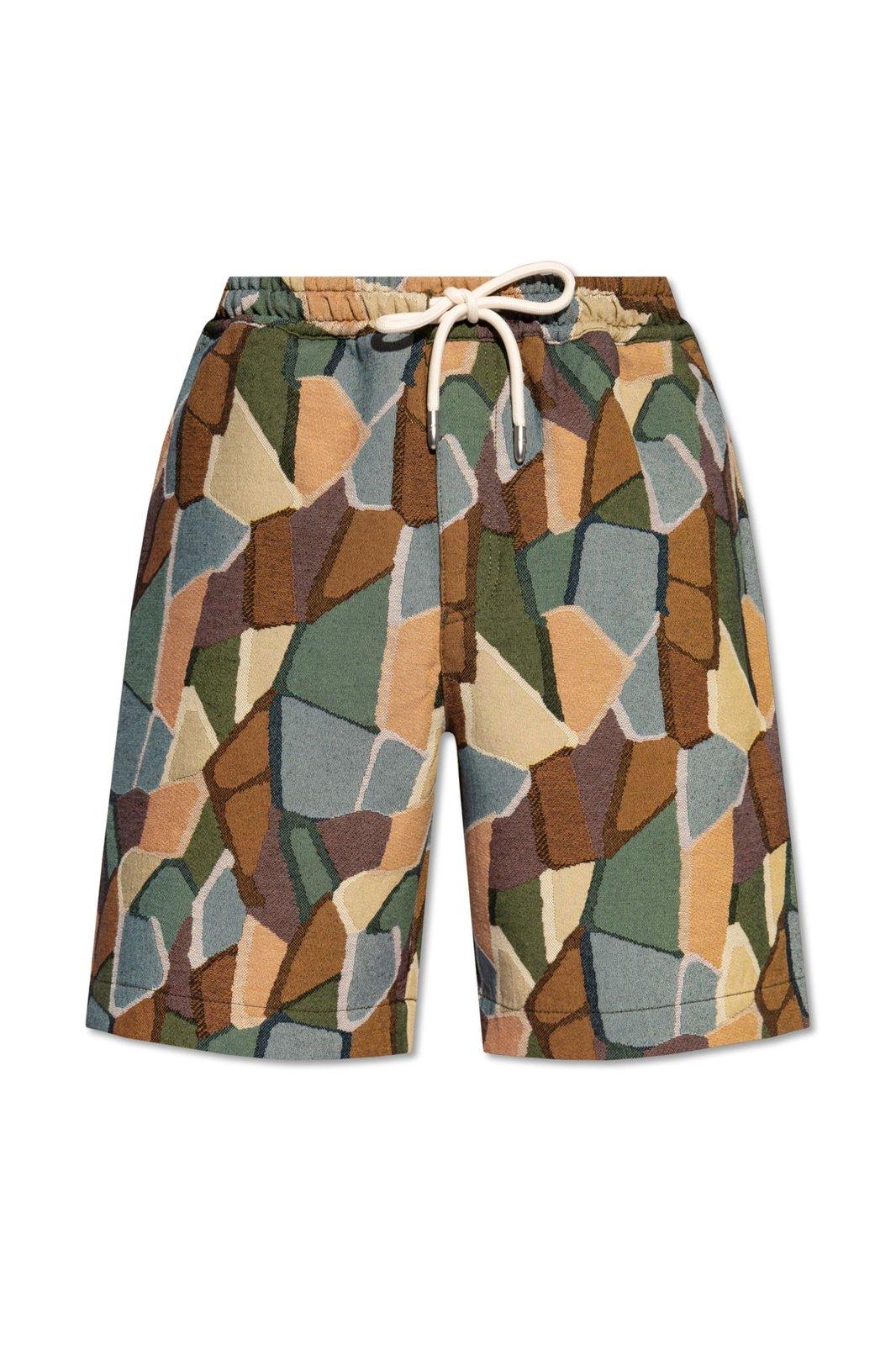 Shop Emporio Armani Patterned Shorts