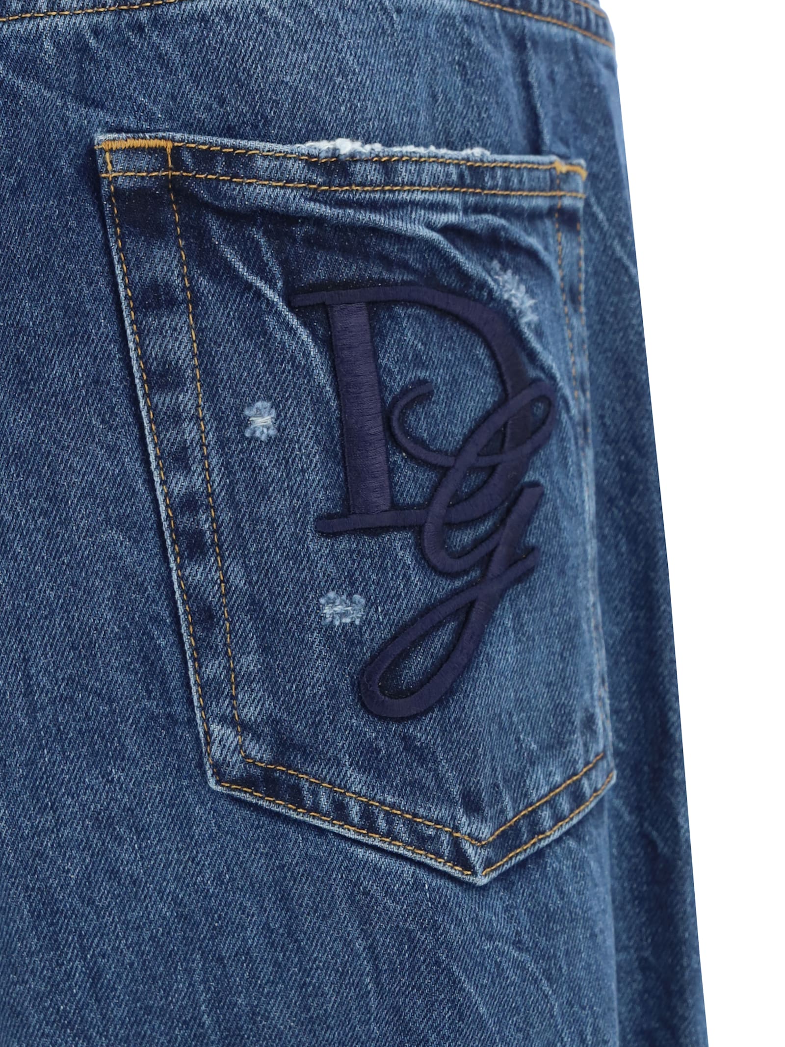 Shop Dolce & Gabbana Jeans In Variante Abbinata