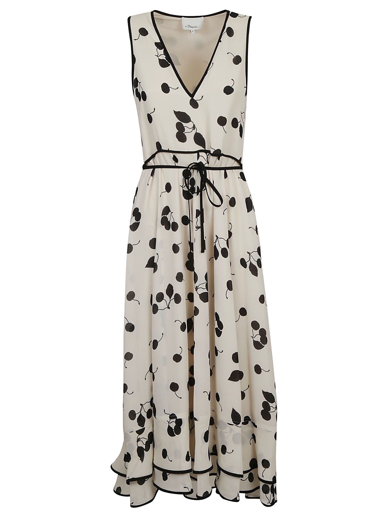 3.1 Phillip Lim 3.1 Phillip Lim Cerise Print Dress - Ivory Blk ...