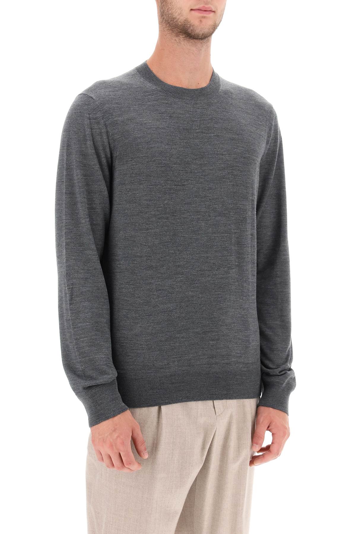 Shop Tom Ford Fine Wool Sweater In Grey