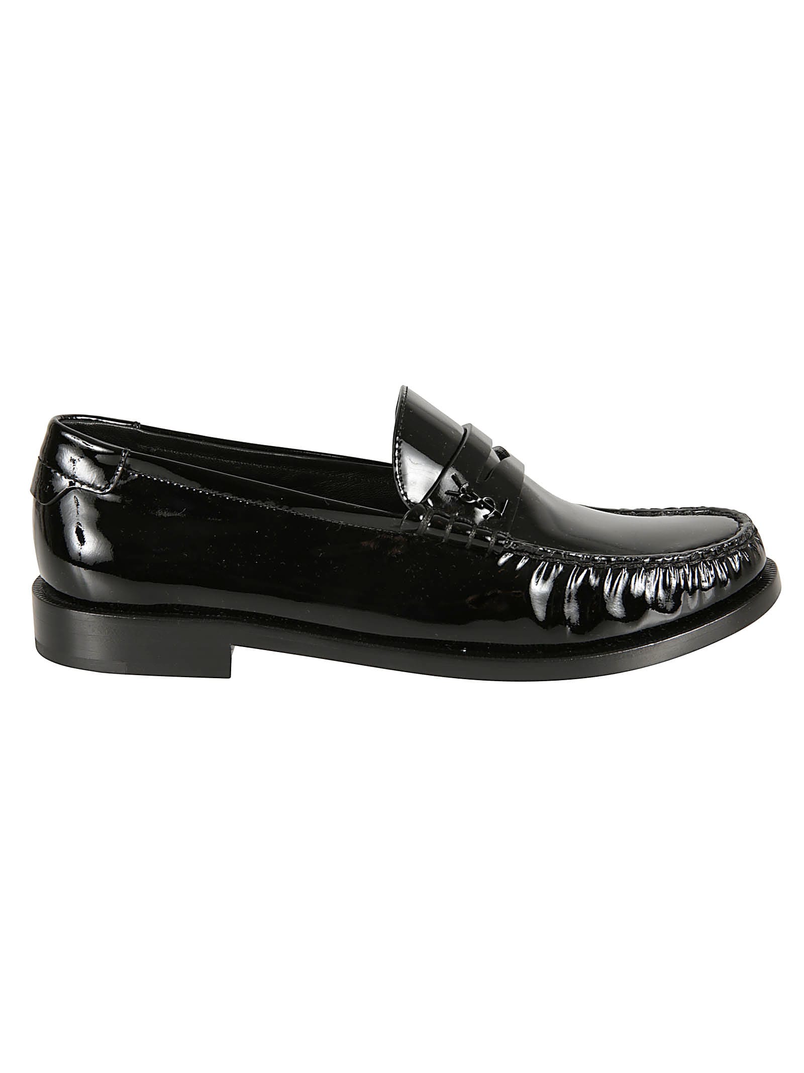 Saint Laurent Shiny Leather Loafers