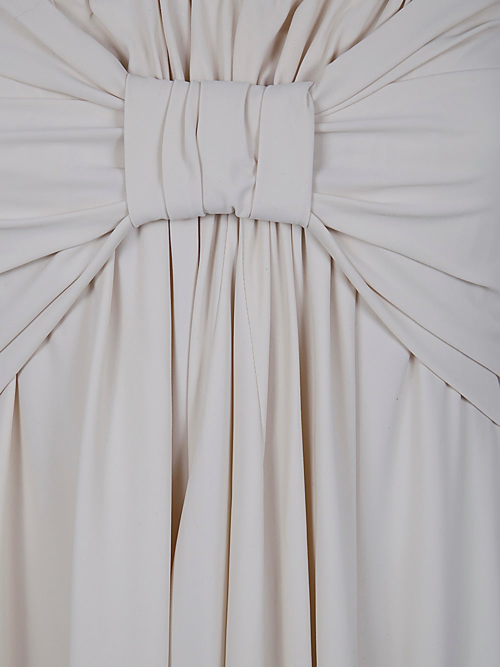 Shop La Petit Robe Di Chiara Boni Dolse Long Dress Jersey In Winter White