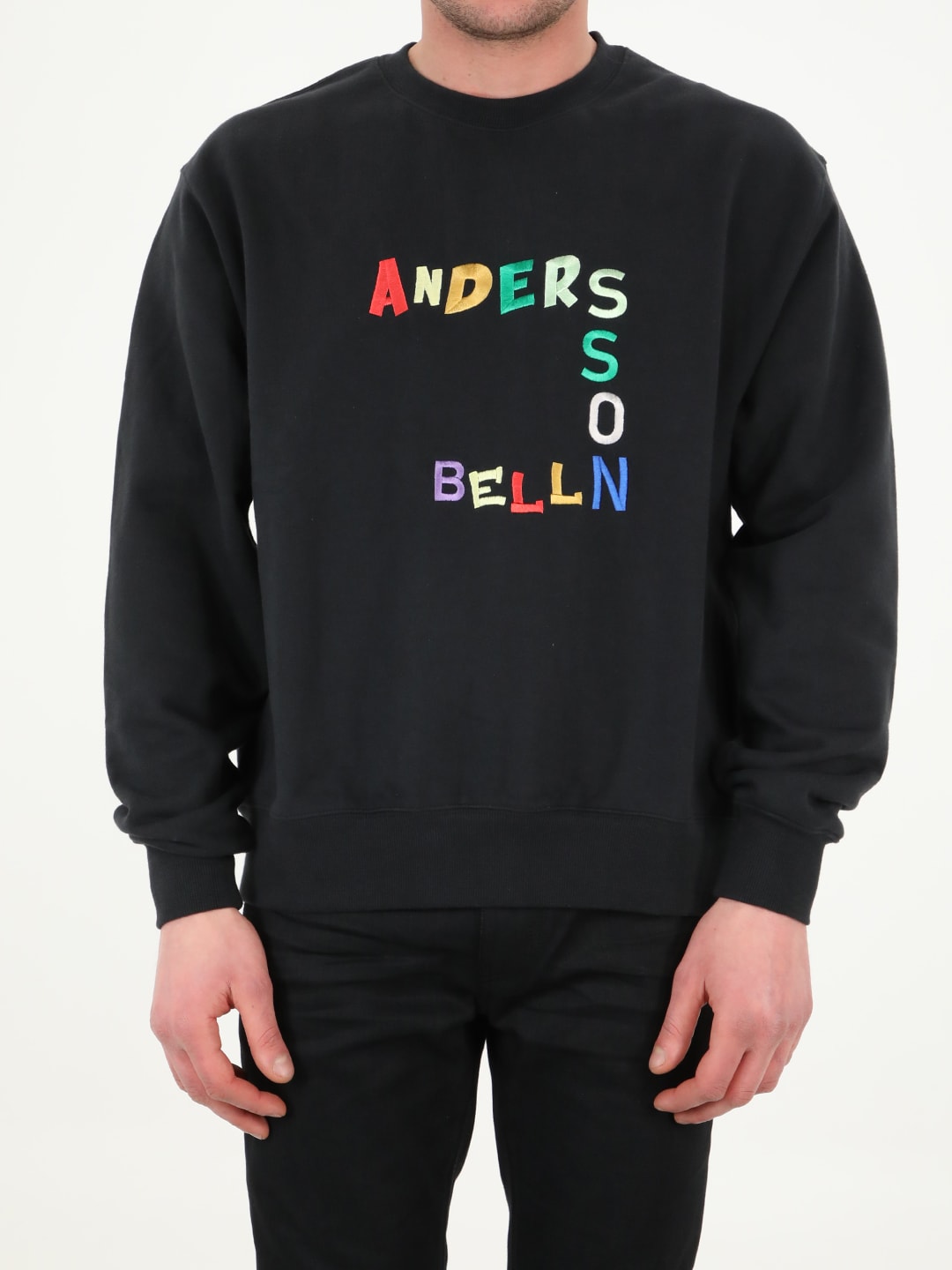 Andersson Bell Black Sweatshirt With Logo
