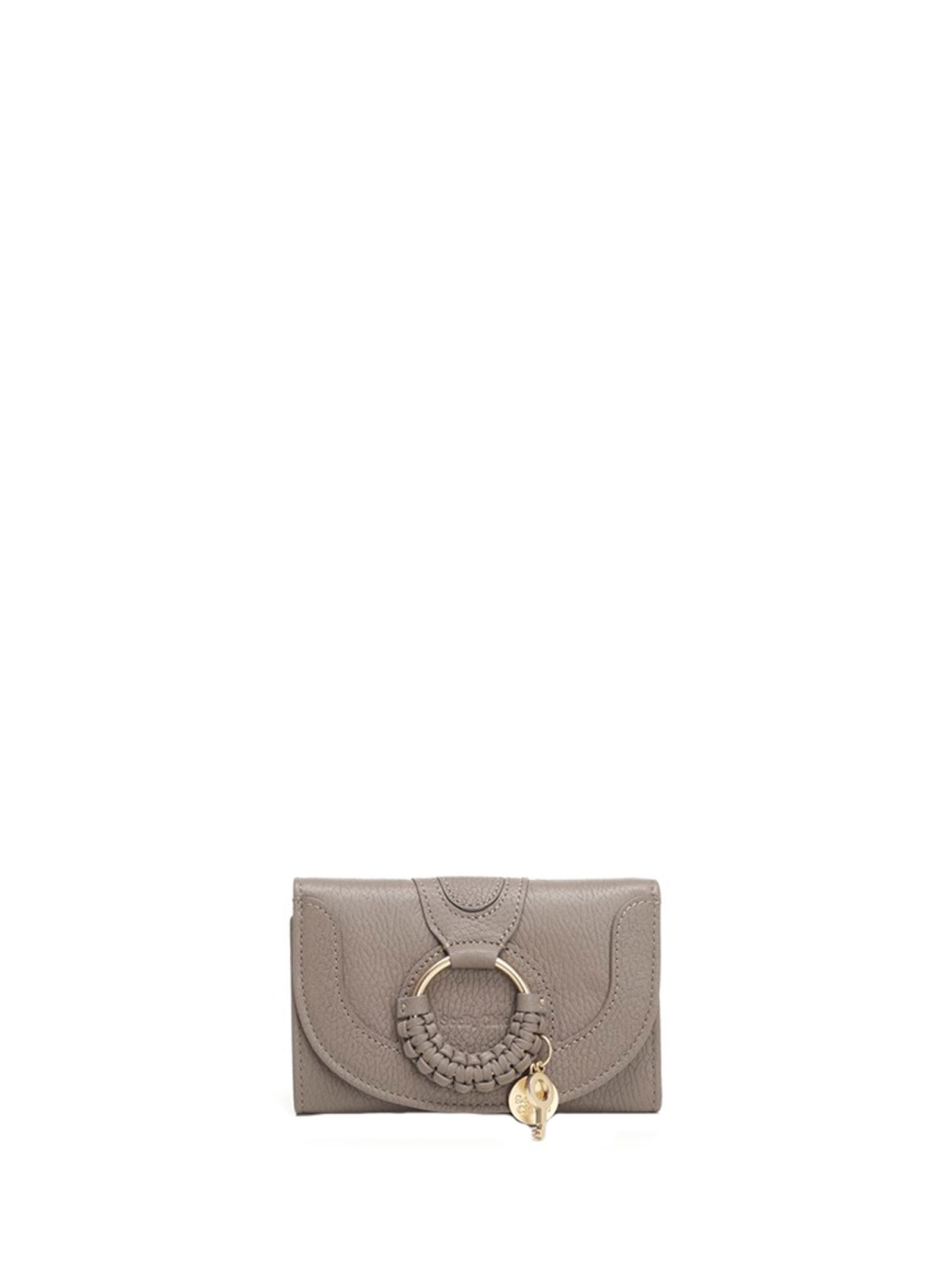 See By Chloé Hana Leather Wallet In Motty Grey | ModeSens