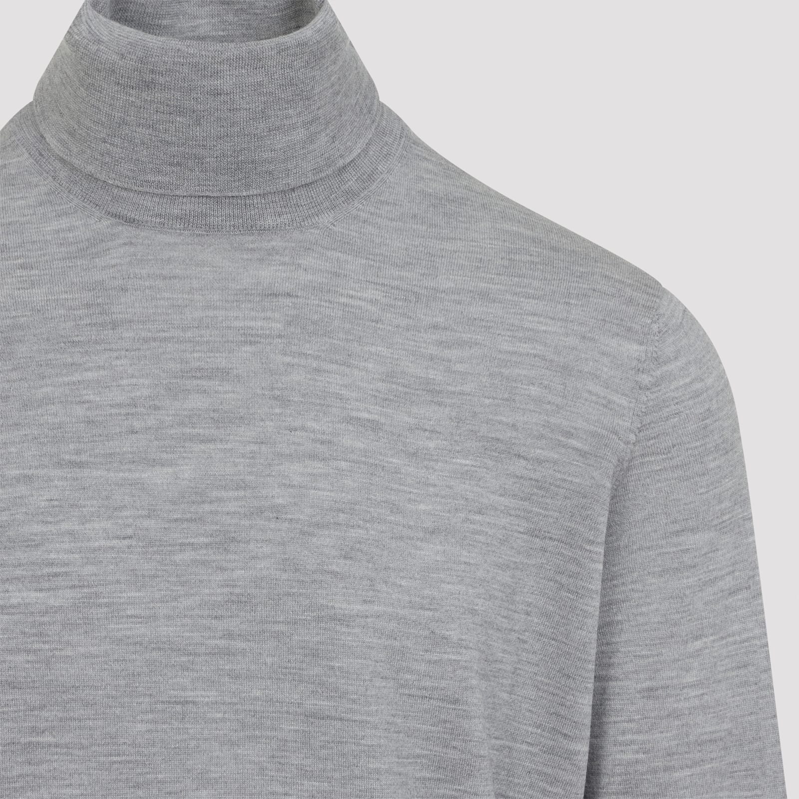 Brunello Cucinelli Turtle-neck Sweater In Brown