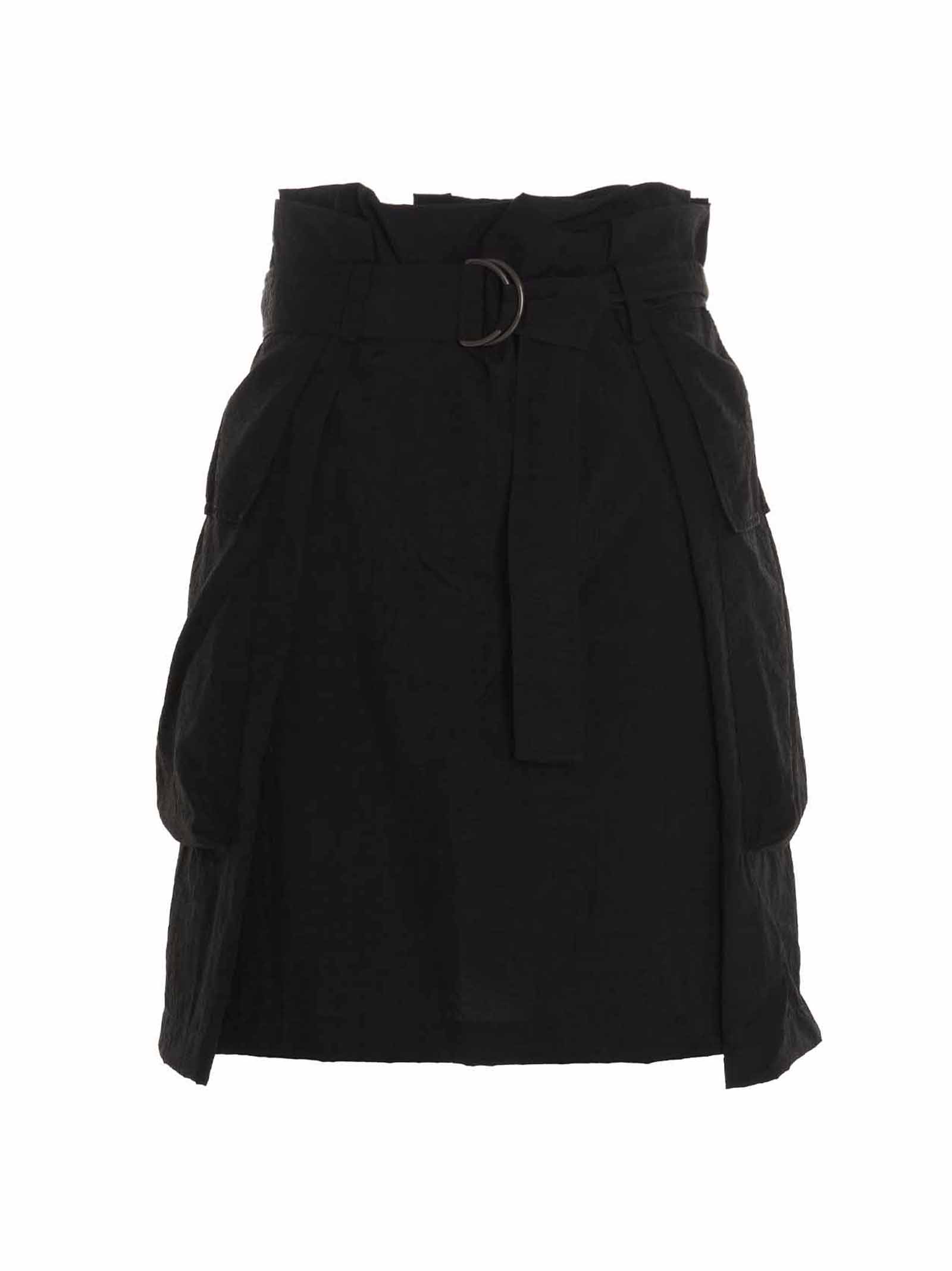 Kenzo Nylon Belted Skirt