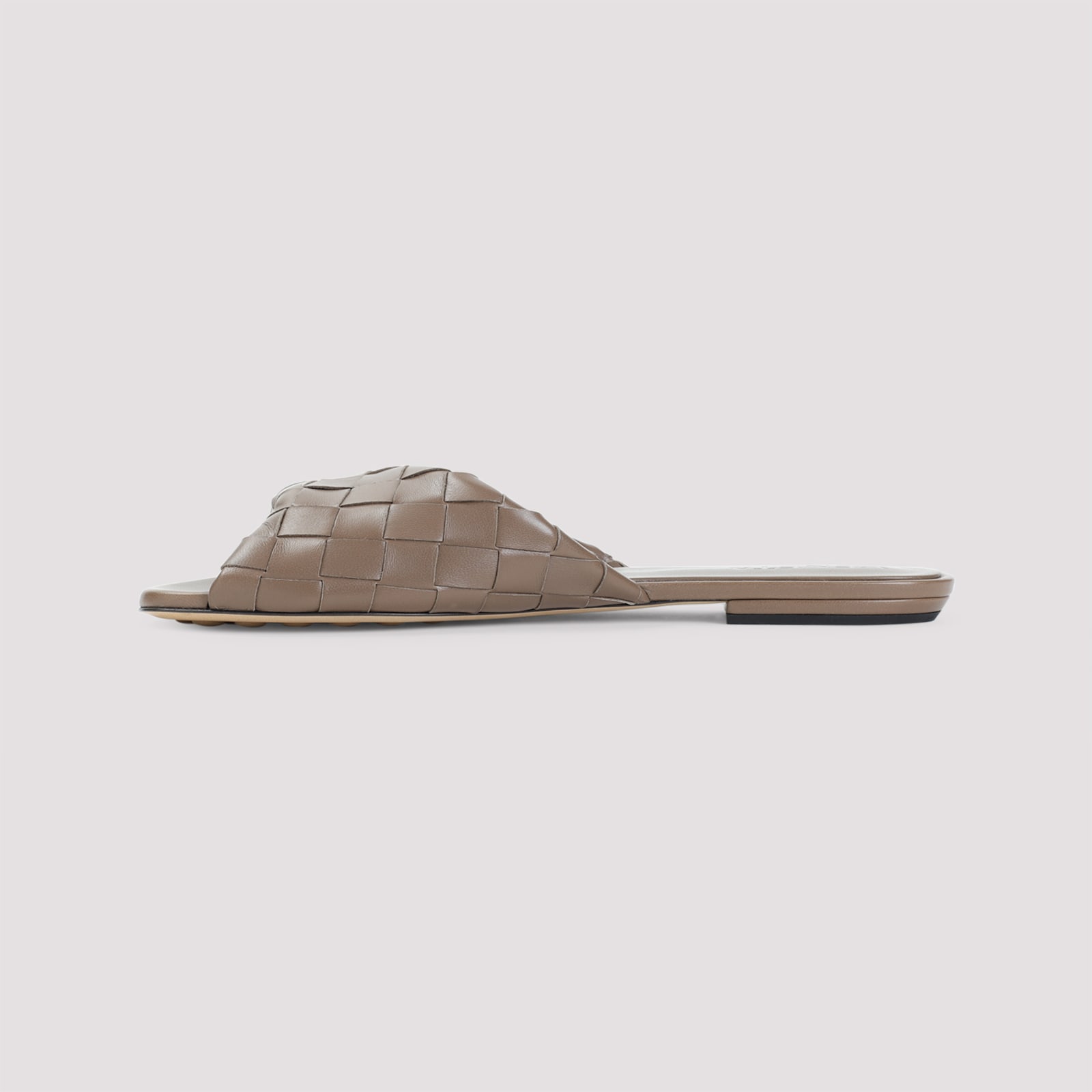 Bottega Veneta Blink Flap Sandals In Pinecone
