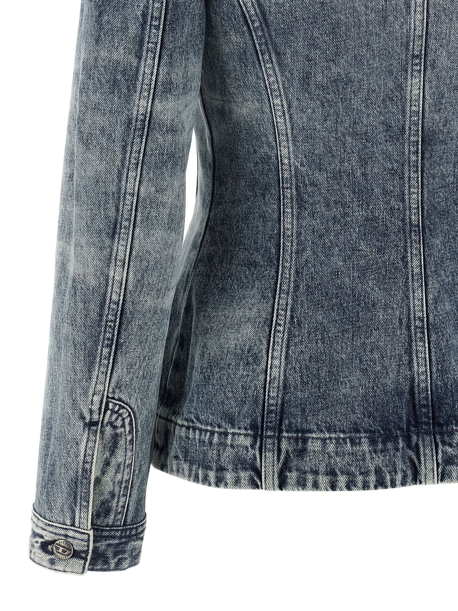 Diesel Tailored Blazer Featuring Chest Pockets And Long Sleeves In Blue
