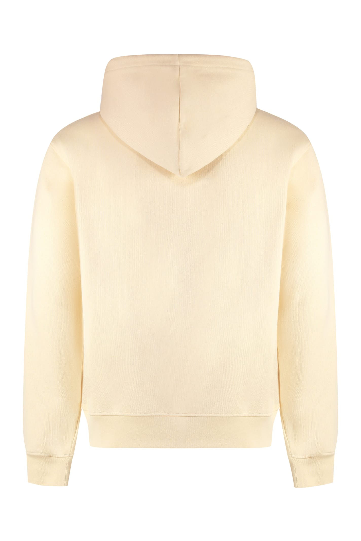 Shop Jacquemus Cotton Hoodie In Yellow