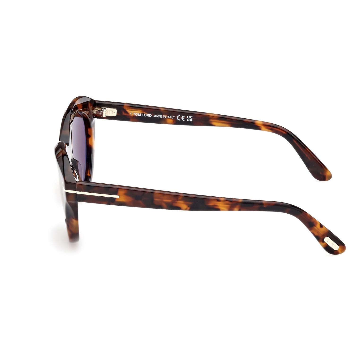 Shop Tom Ford Sunglasses In Havana/marrone