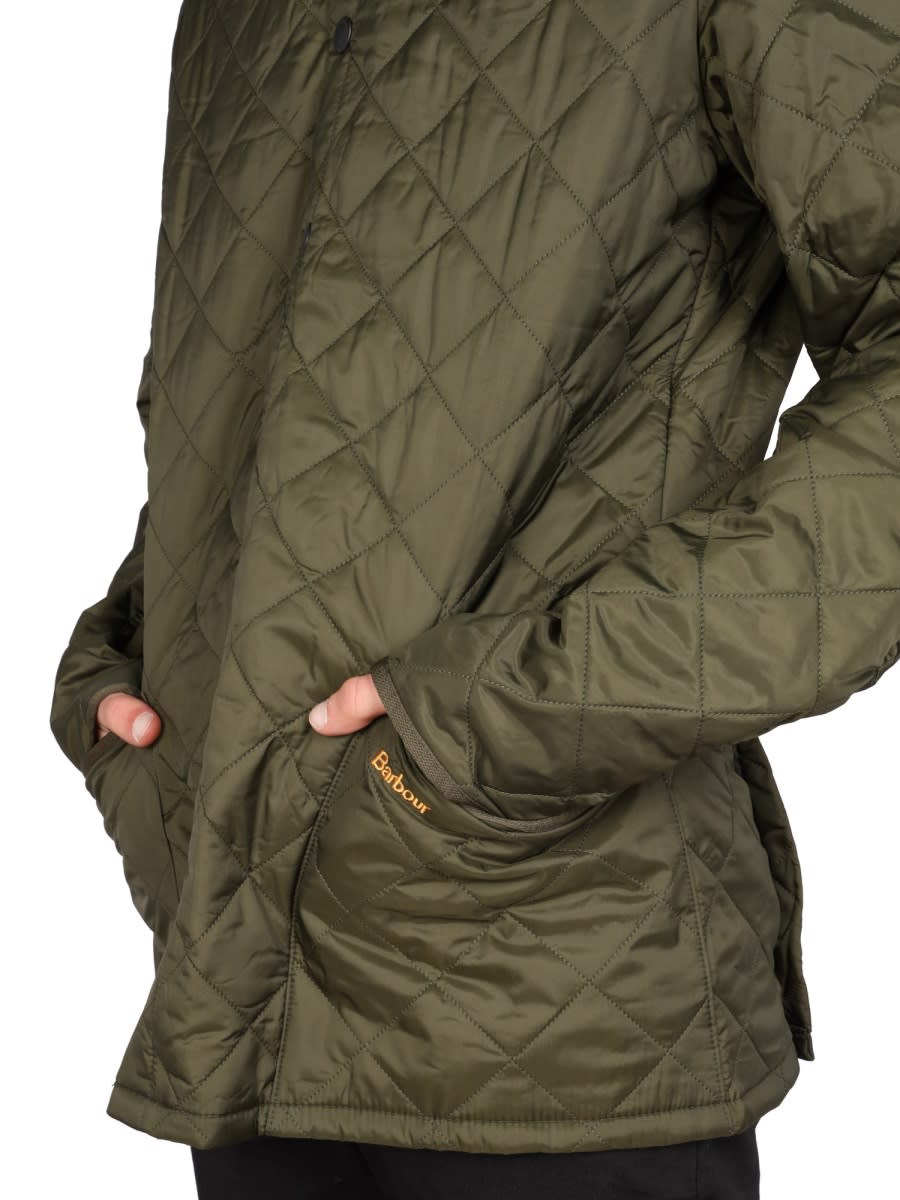 Barbour Heritage Liddesdale Quilted Jacket In Green