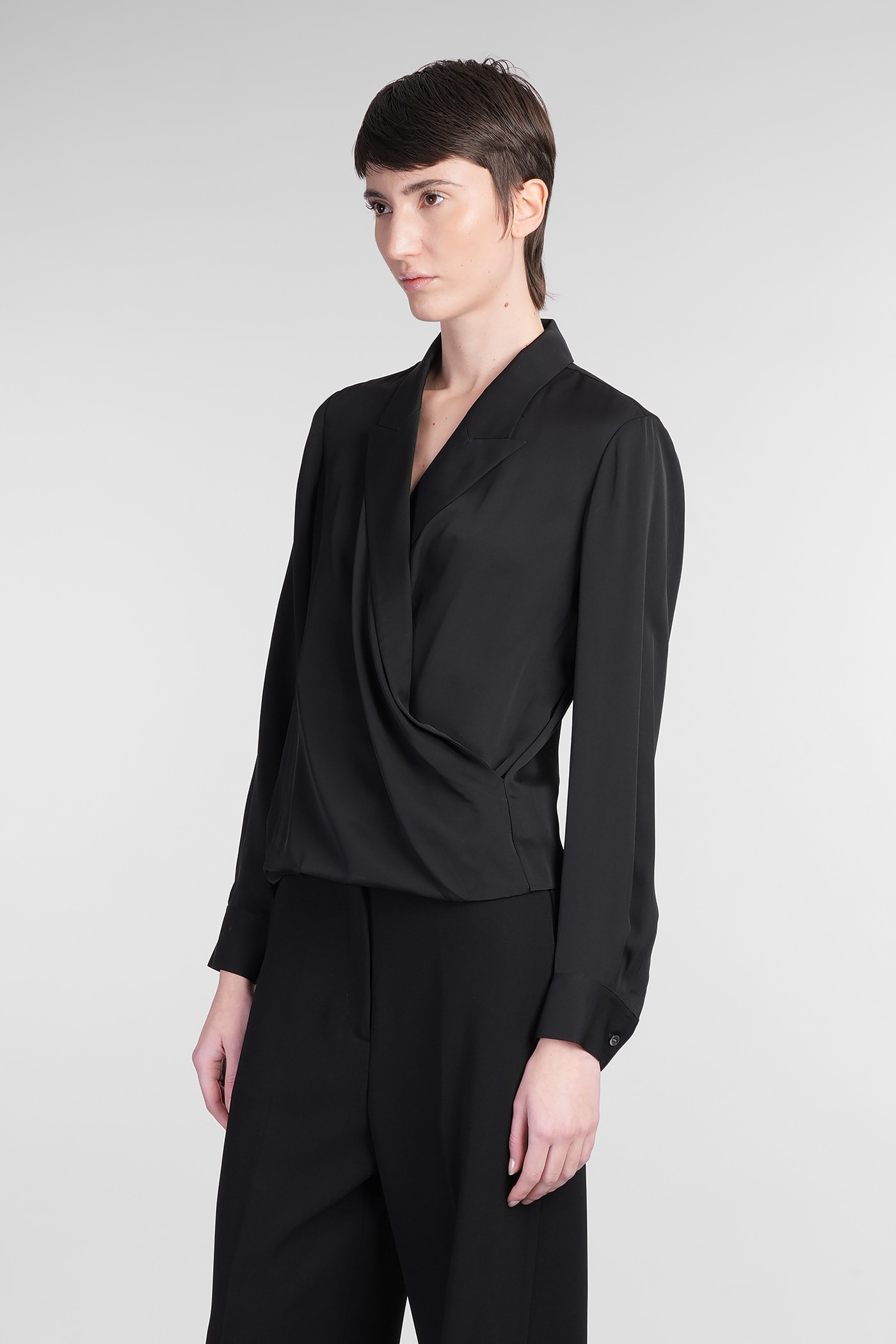 Theory Blouse In Black