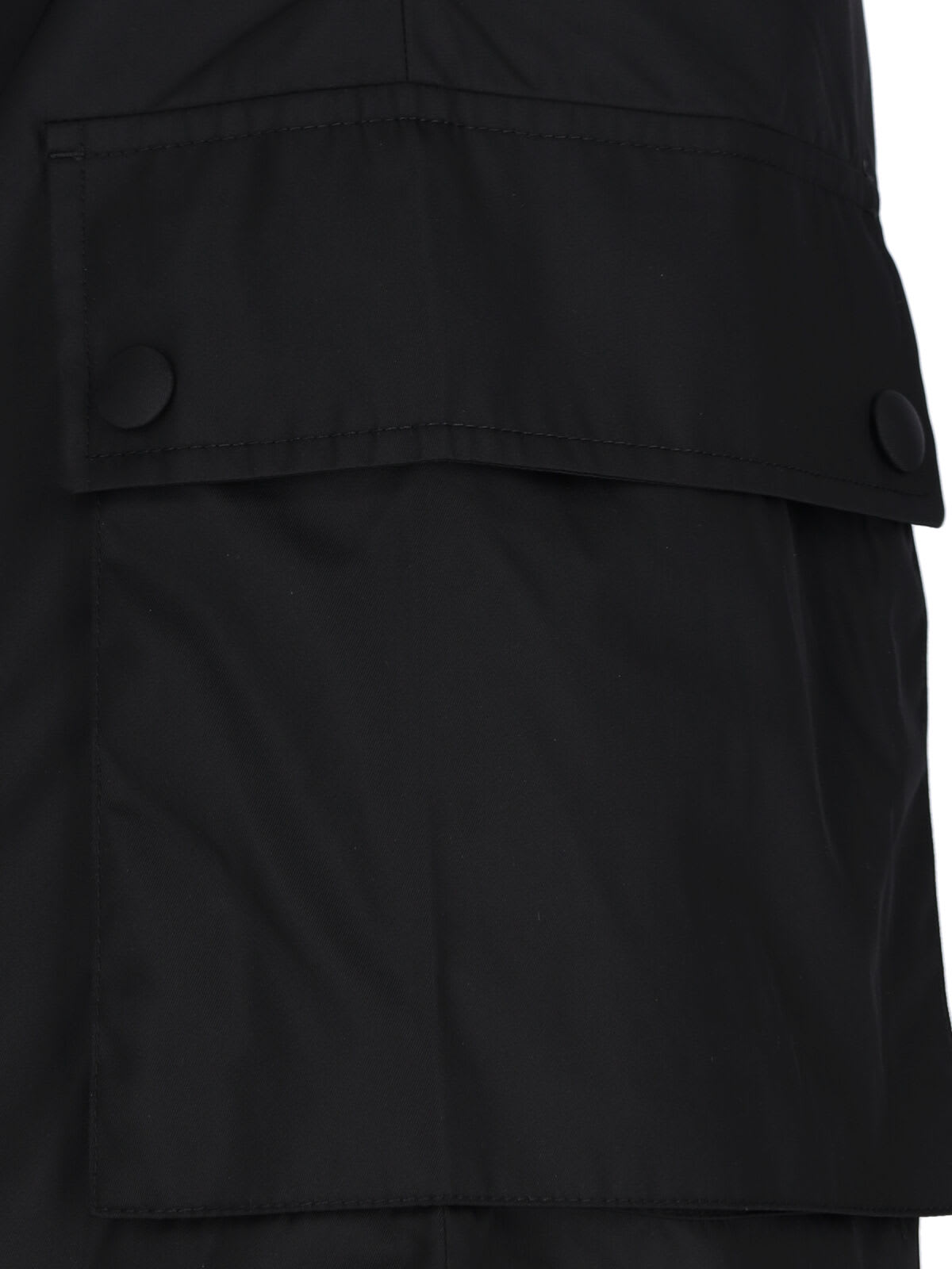 Prada Re-nylon Dress In Black