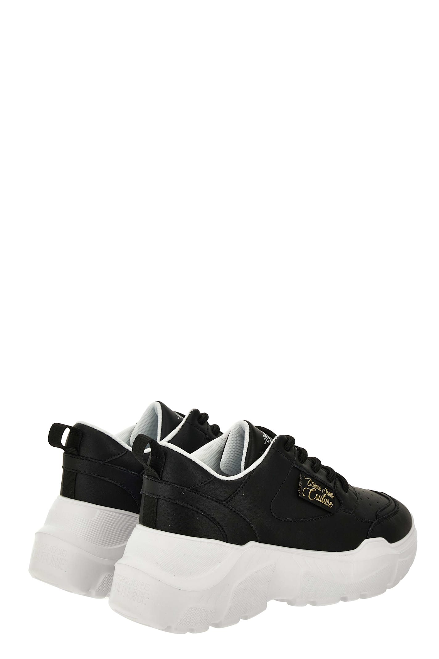 Versace Jeans Couture Sneakers In Black