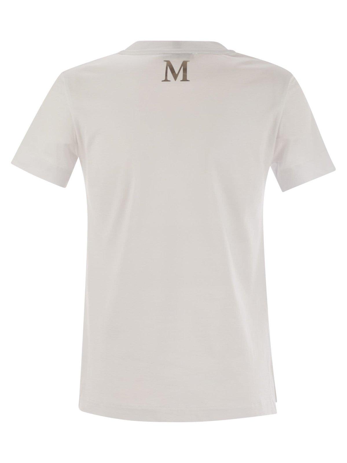 'S MAX MARA LUSSO CREWNECK SHORT-SLEEVED T-SHIRT