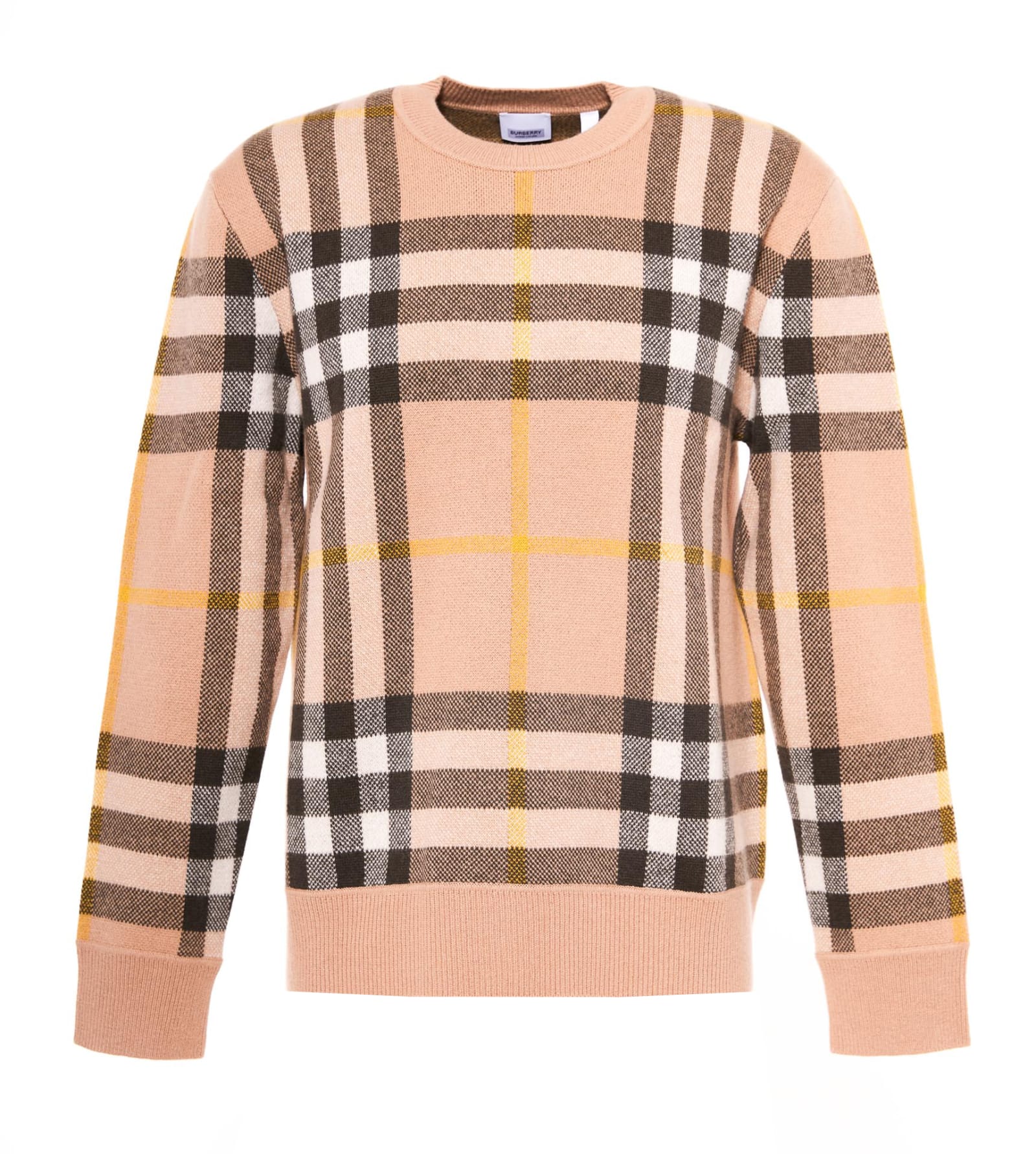 Burberry Tartan Motif Sweater
