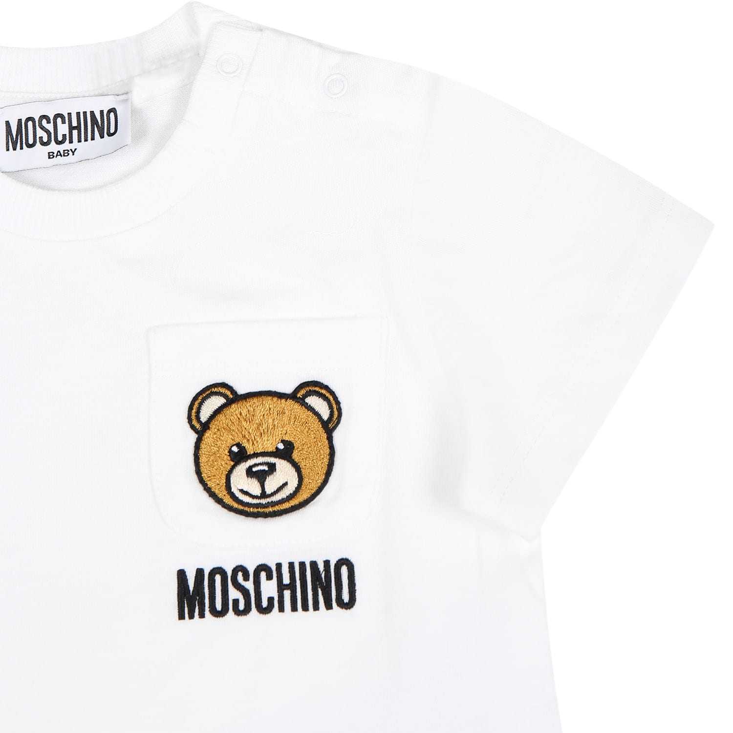 Shop Moschino Multicolor Sports Suit For Baby Kids