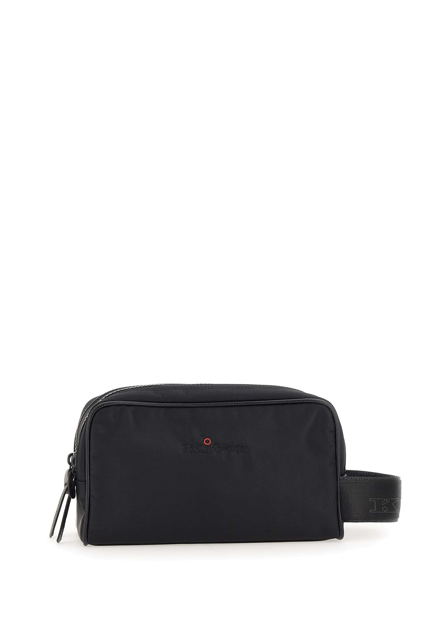 Kiton Beauty Bag In Black