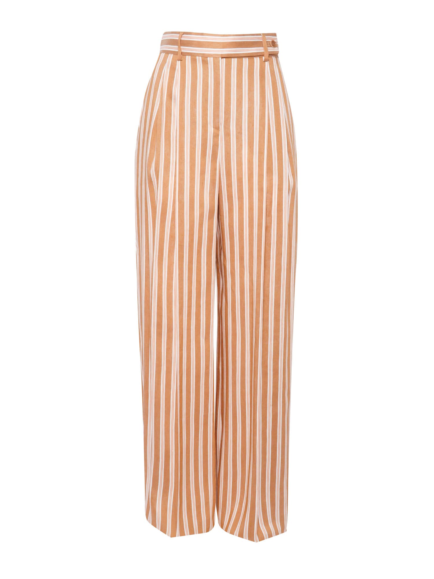 Alberta Ferretti Trousers Woman In Brown