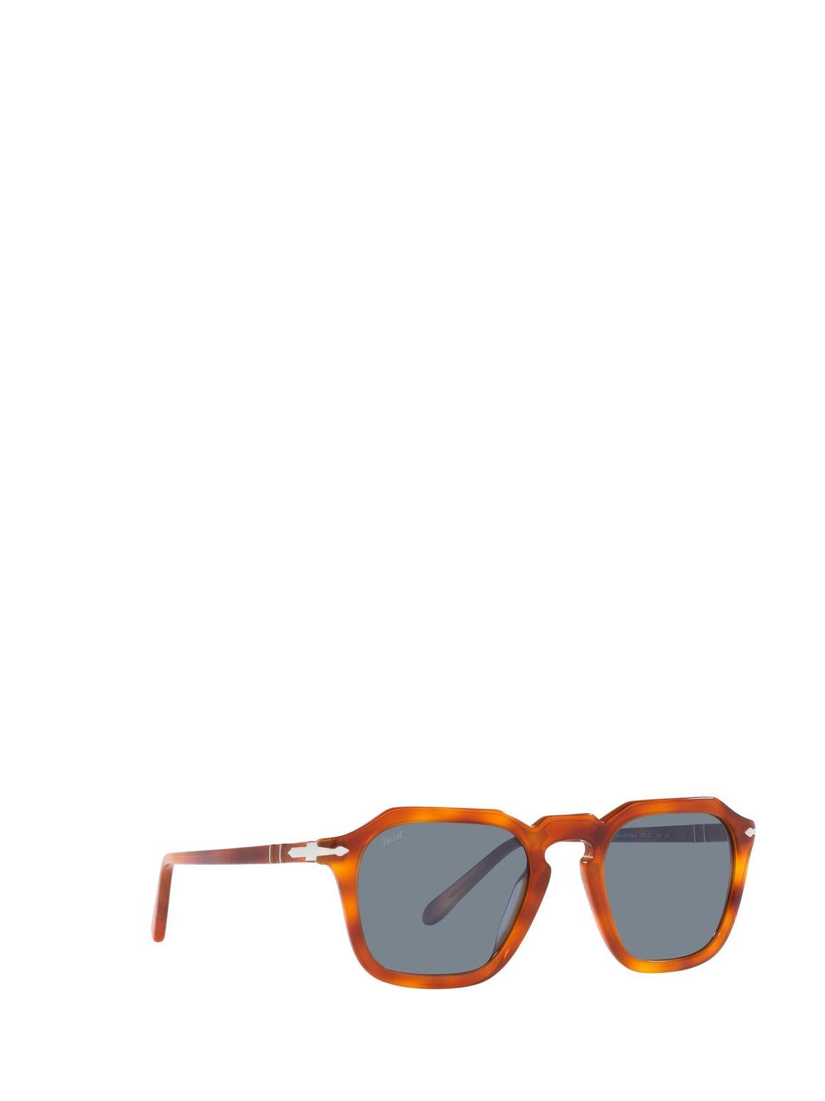 Persol Square Frame Sunglasses In Brown