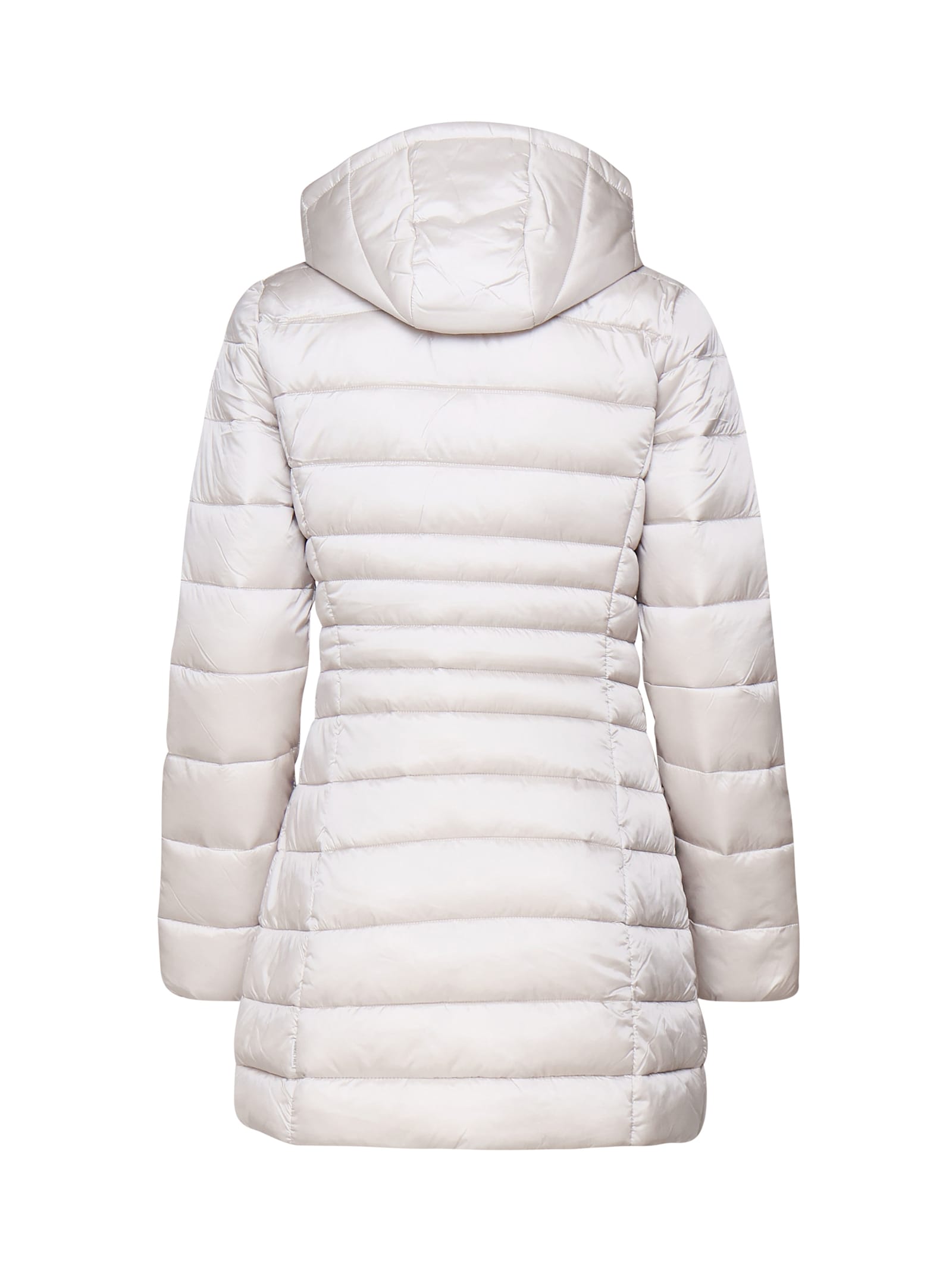 Shop Save The Duck Down Jacket With Hood In Rainy Beige