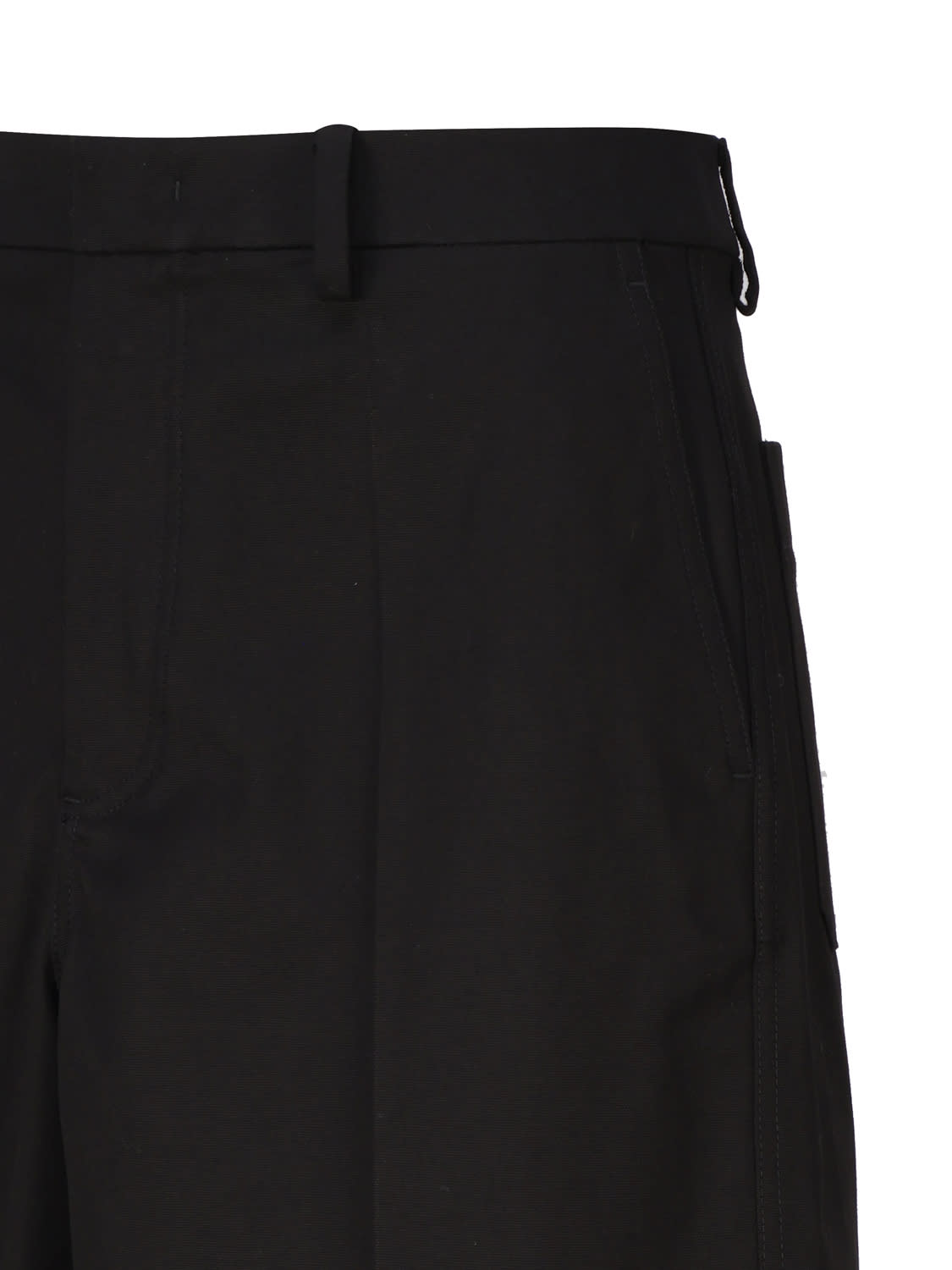 Shop Valentino Tailored Bermuda Shorts In Black