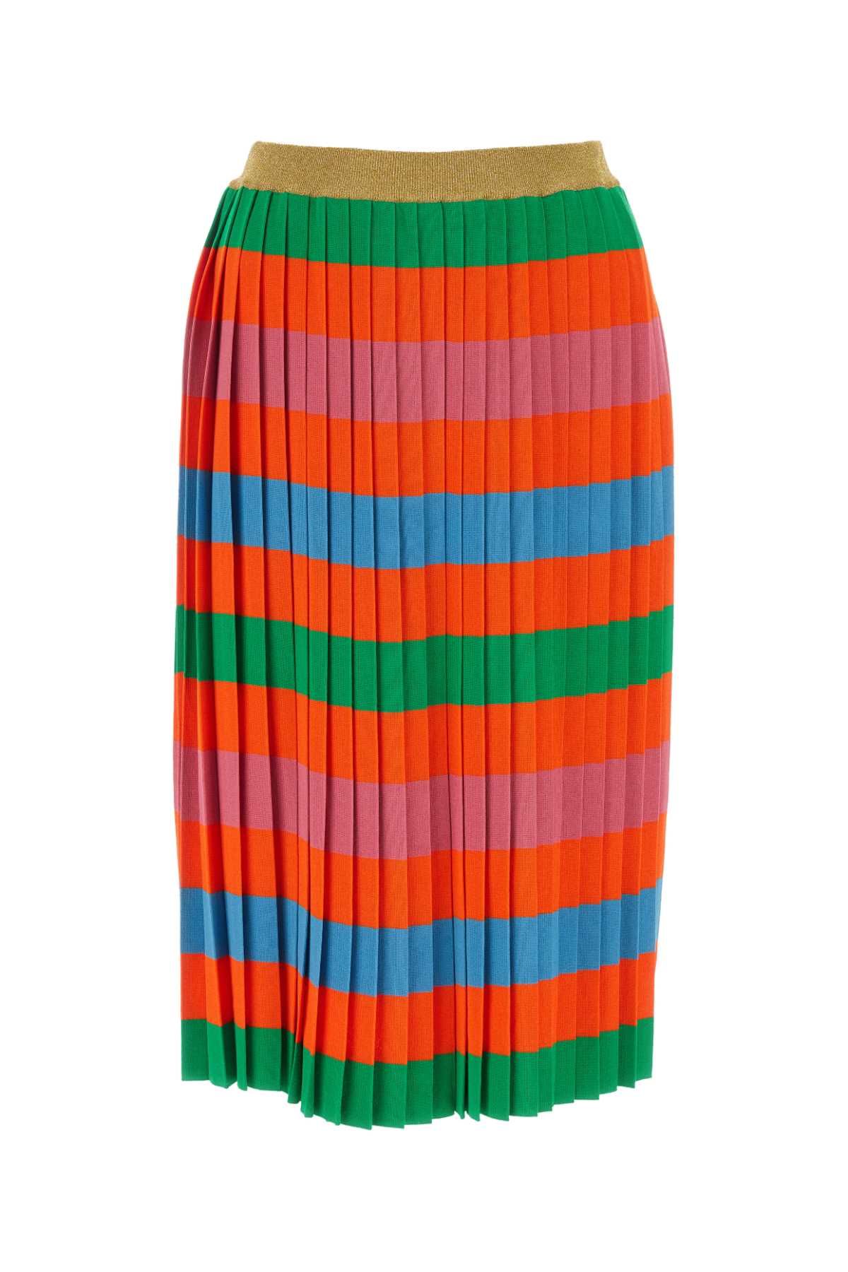 Multicolor Viscose Blend Skirt